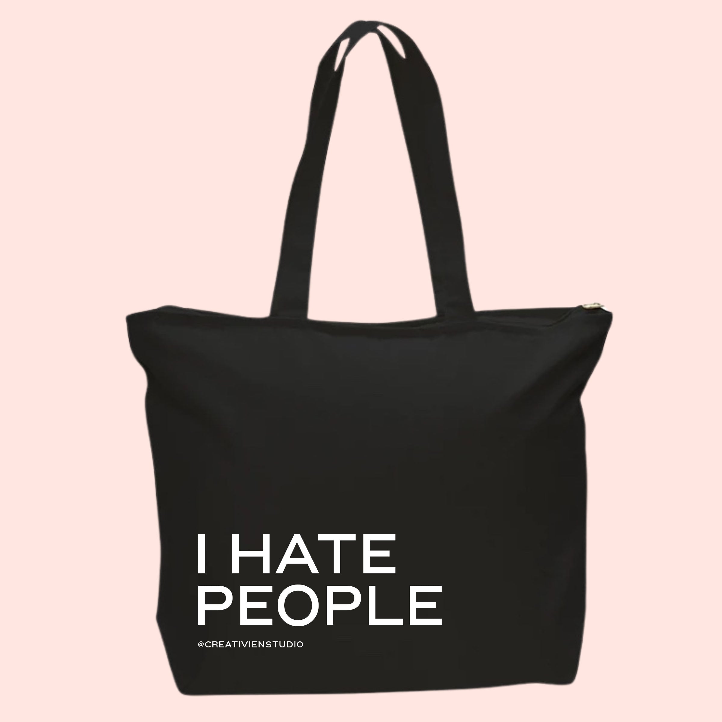 I Hate people Tote Bag - Creativien