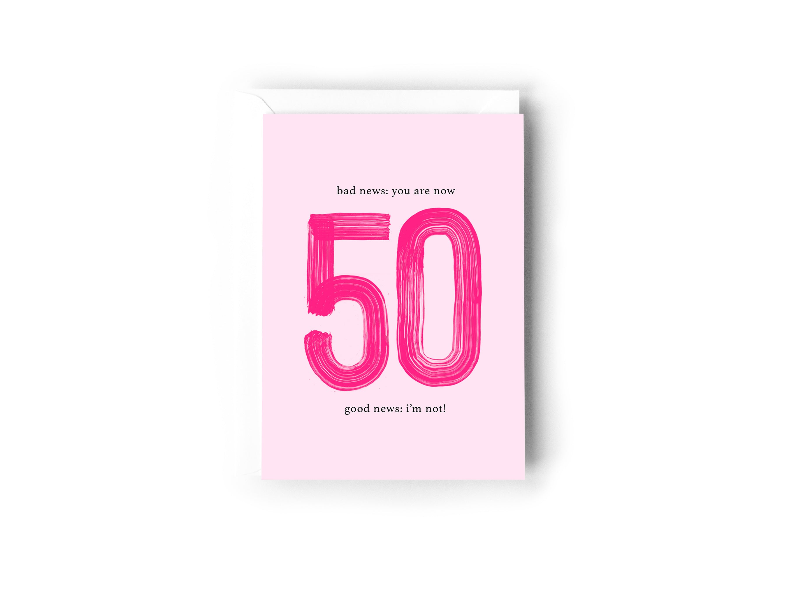 Bad news: You are now 50, Good News: I&