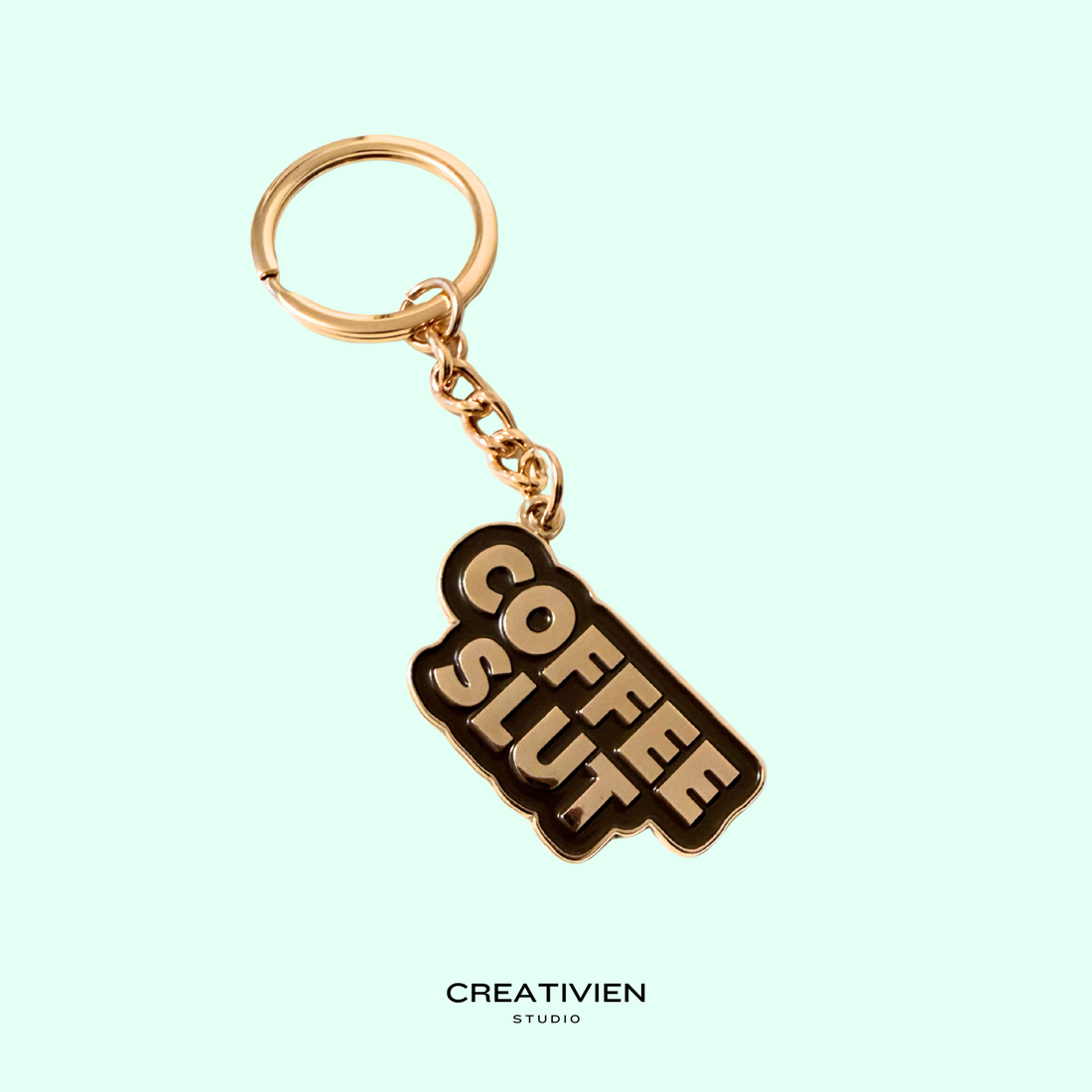 Coffee Slut keychain