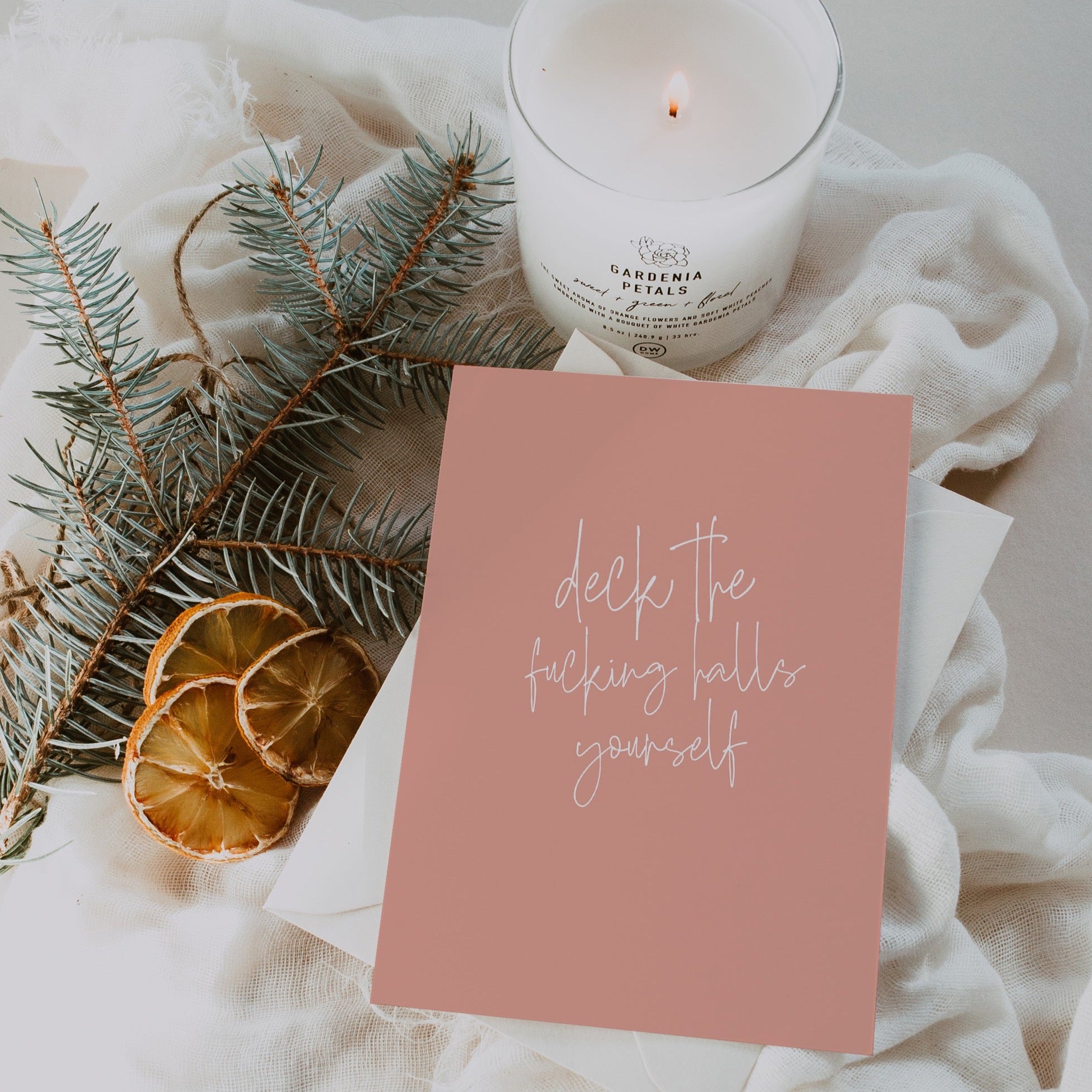 Deck the fucking halls yourself