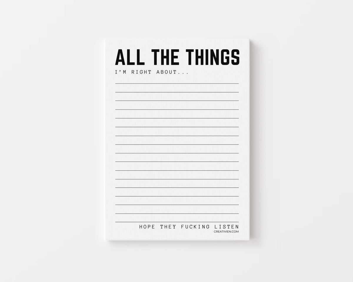 All the things I&