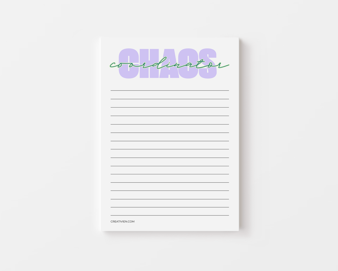 Chaos Coordinator Notepad