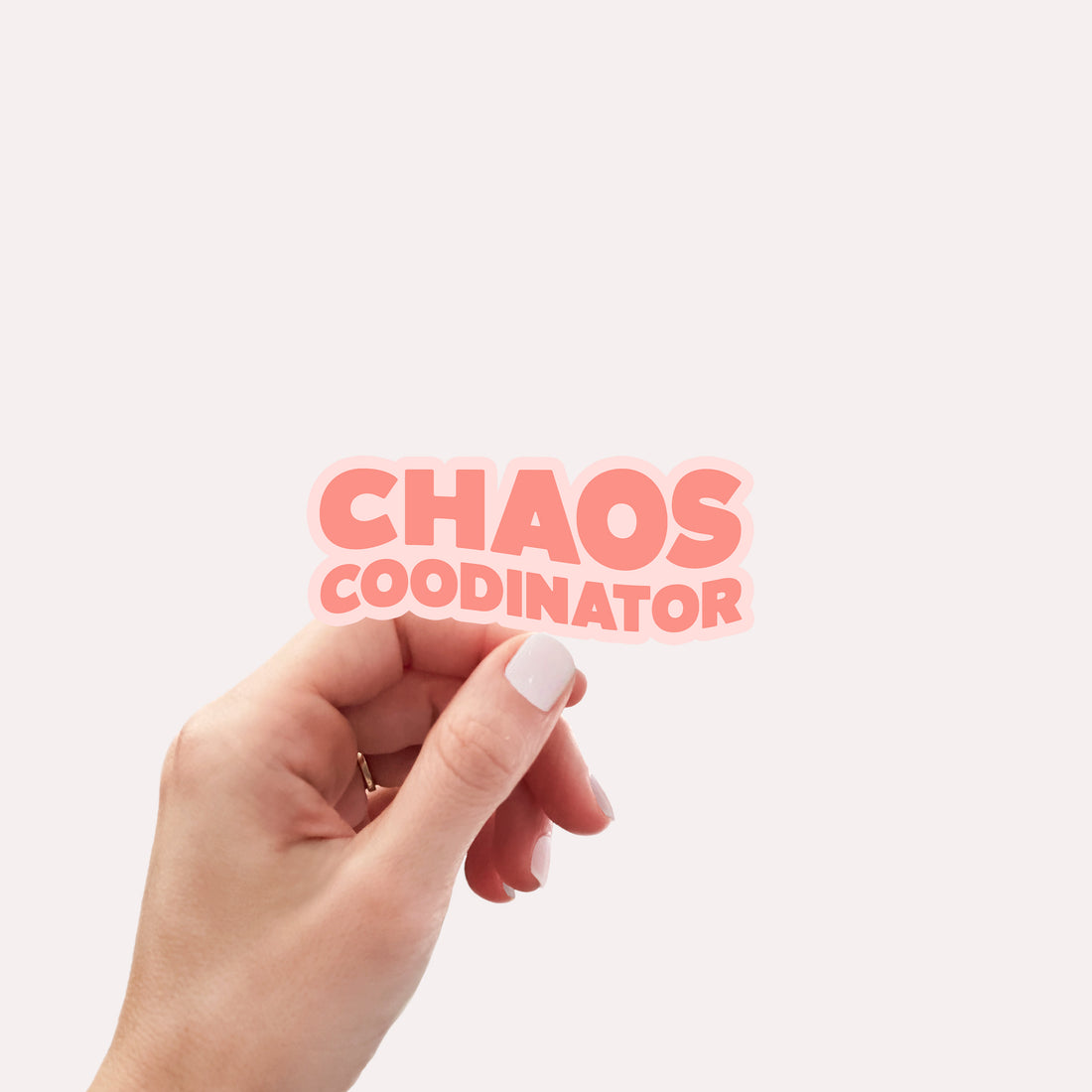 Chaos Coordinator Vinyl Sticker - Creativien