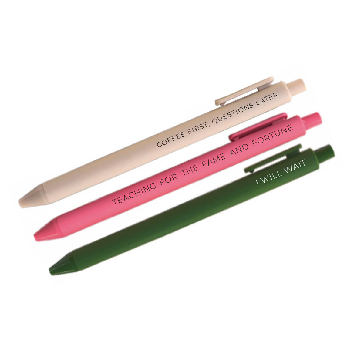 Class dismissed pen collection