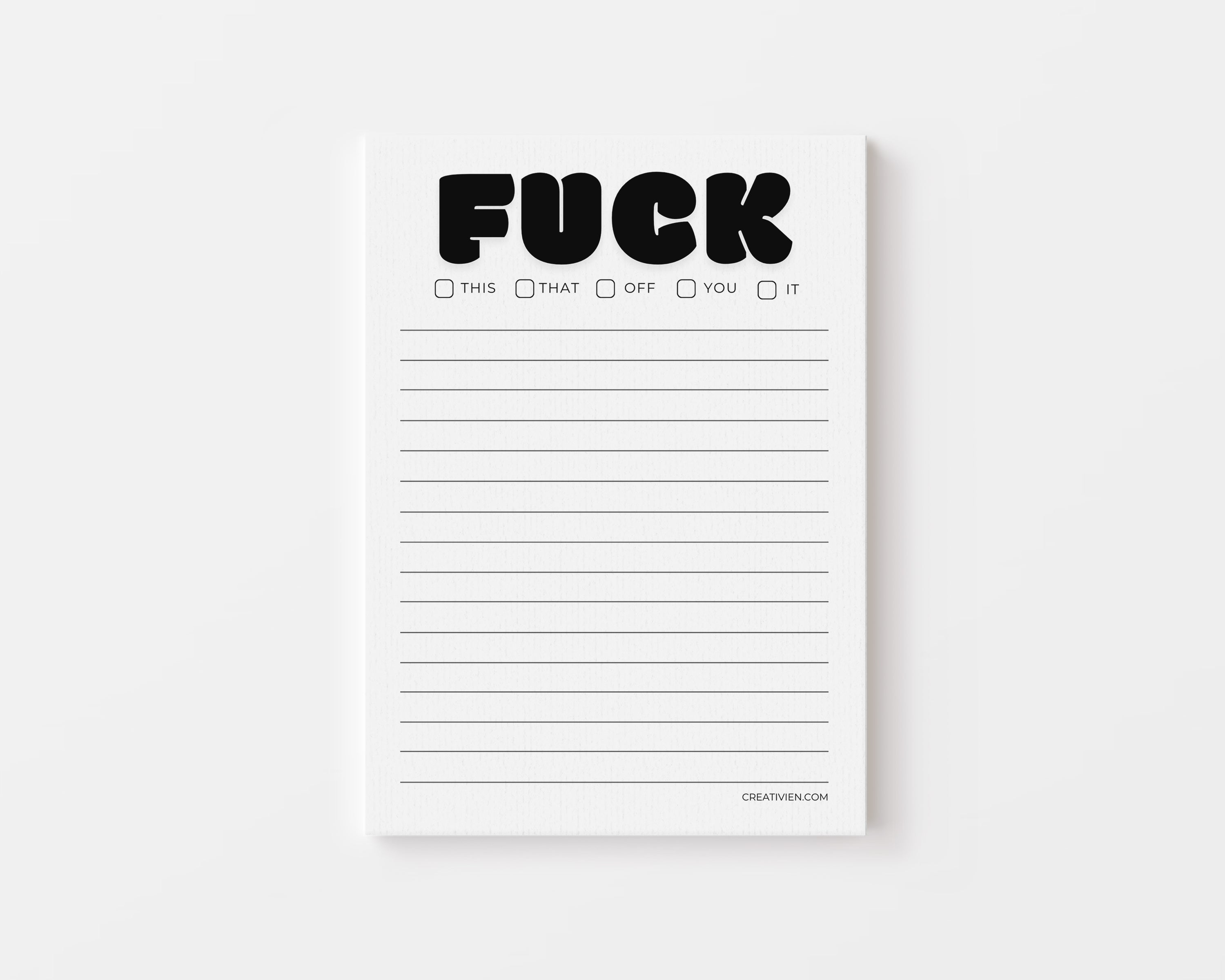 Fuck List Notepad