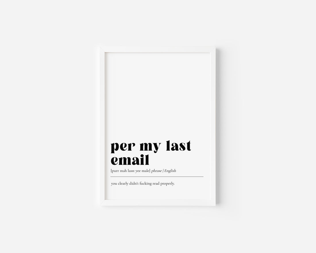 Per my last Email Art Print