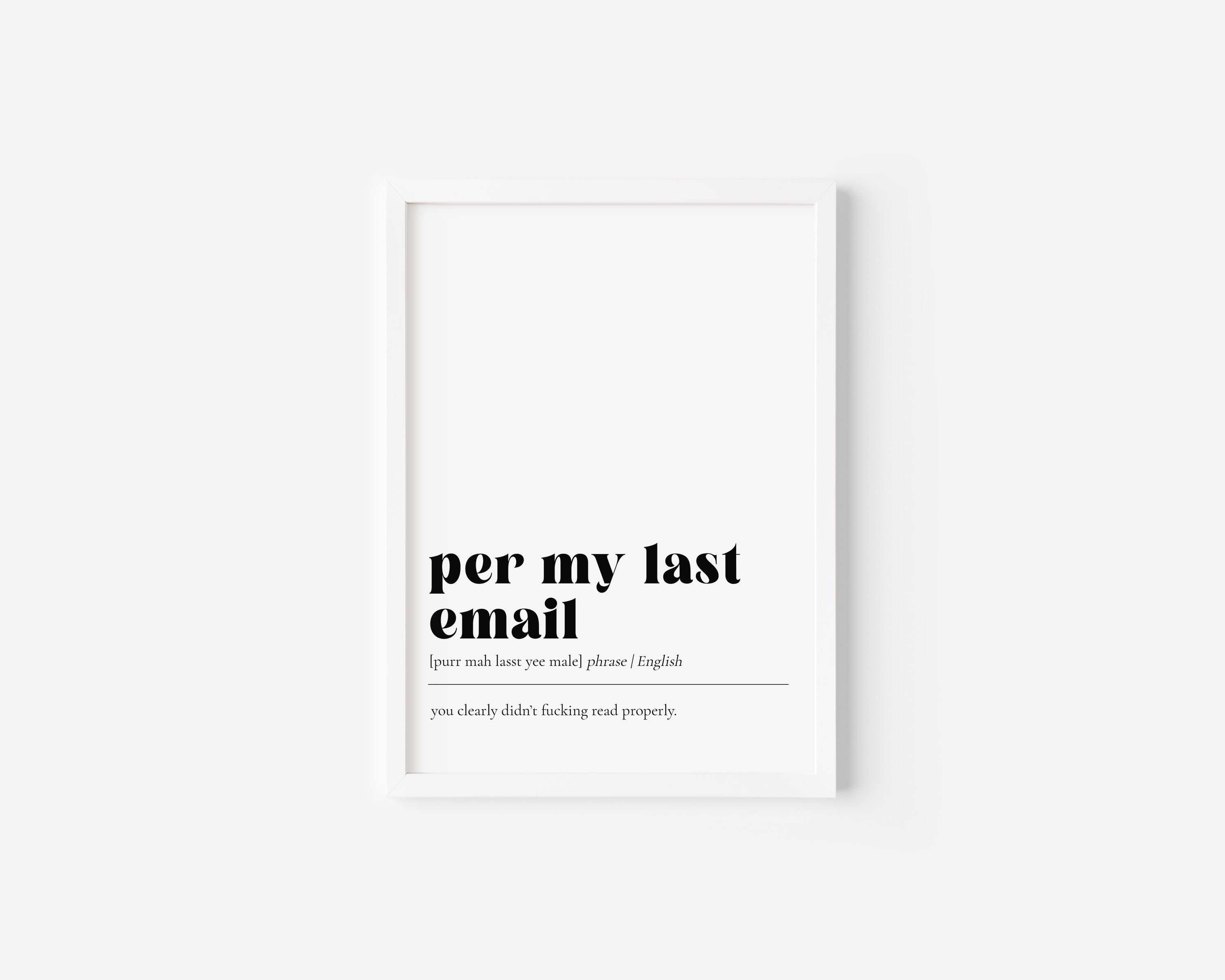 Per my last Email Art Print
