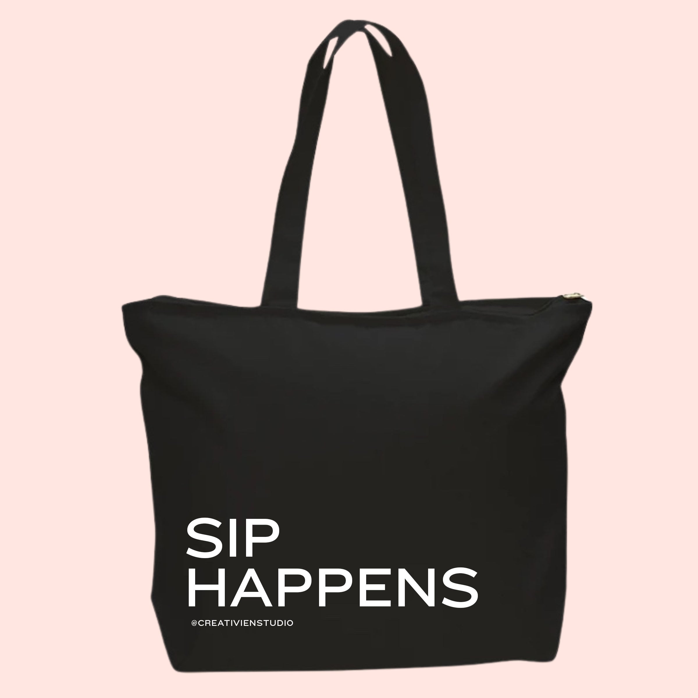Sip happens Tote Bag - Creativien