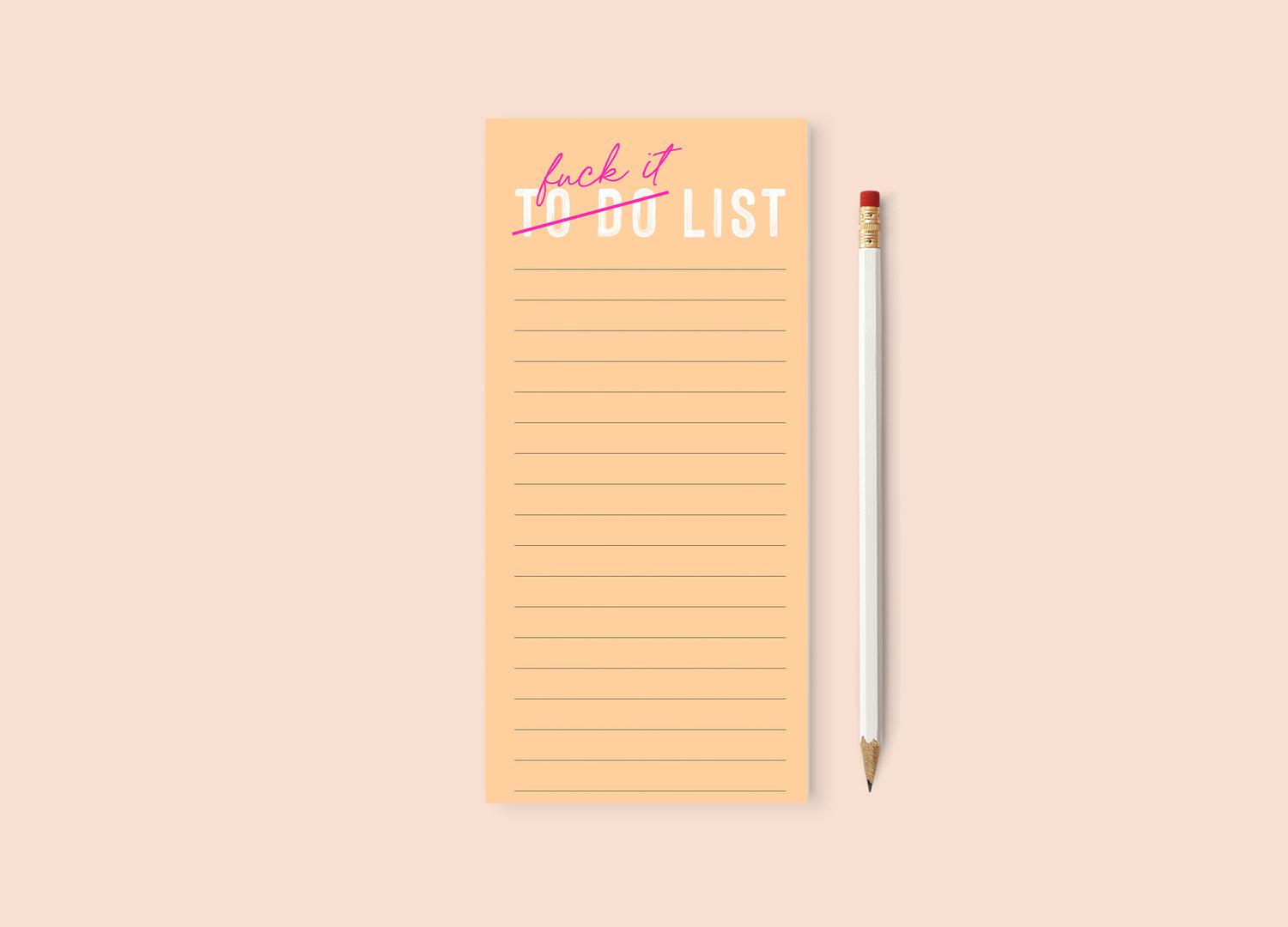 Fuck It List Notepad