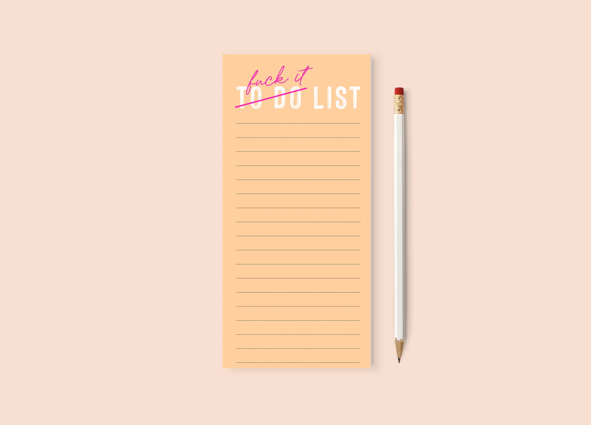 Fuck It List Notepad