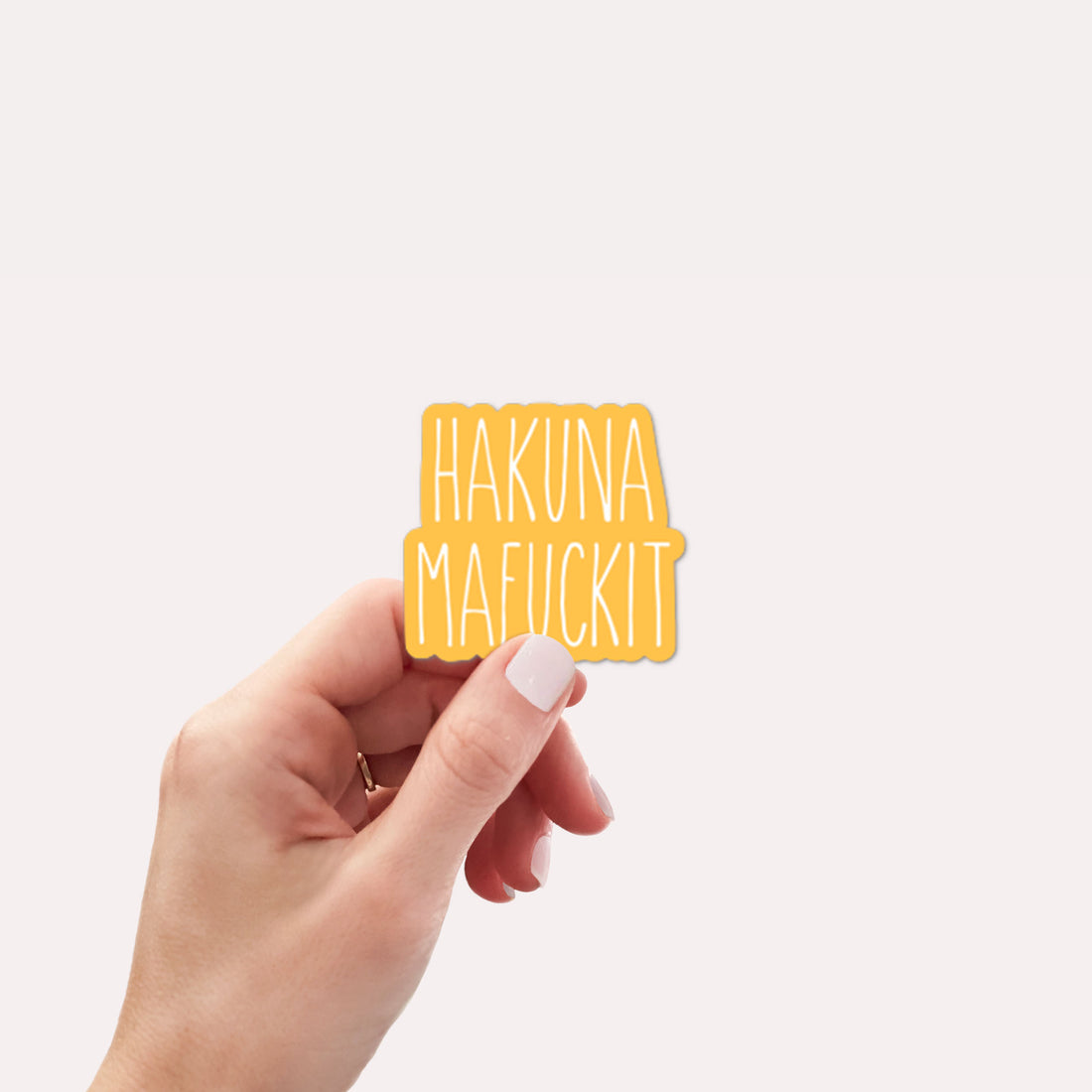 Hakuna Mafuckit Vinyl Sticker - Creativien