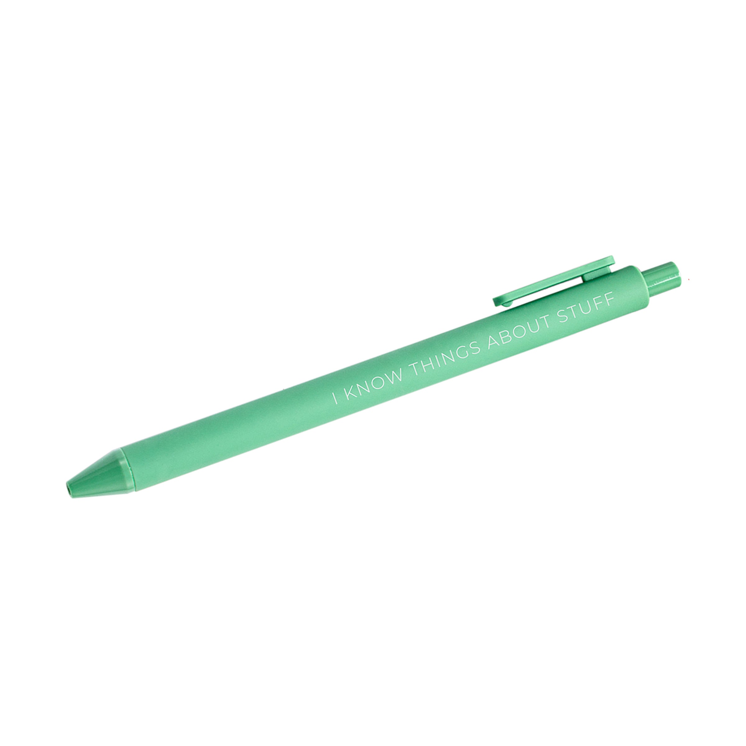 I know things about stuff pen - Creativien