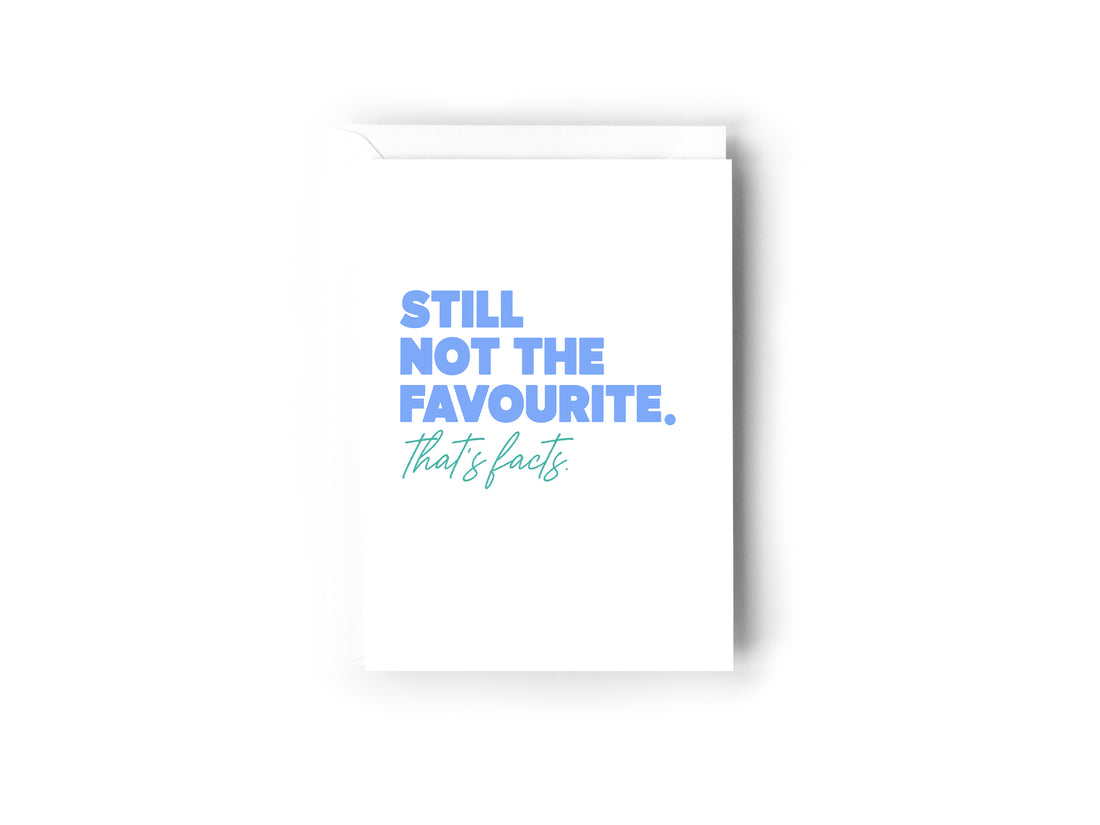 Still not the favourite. That&