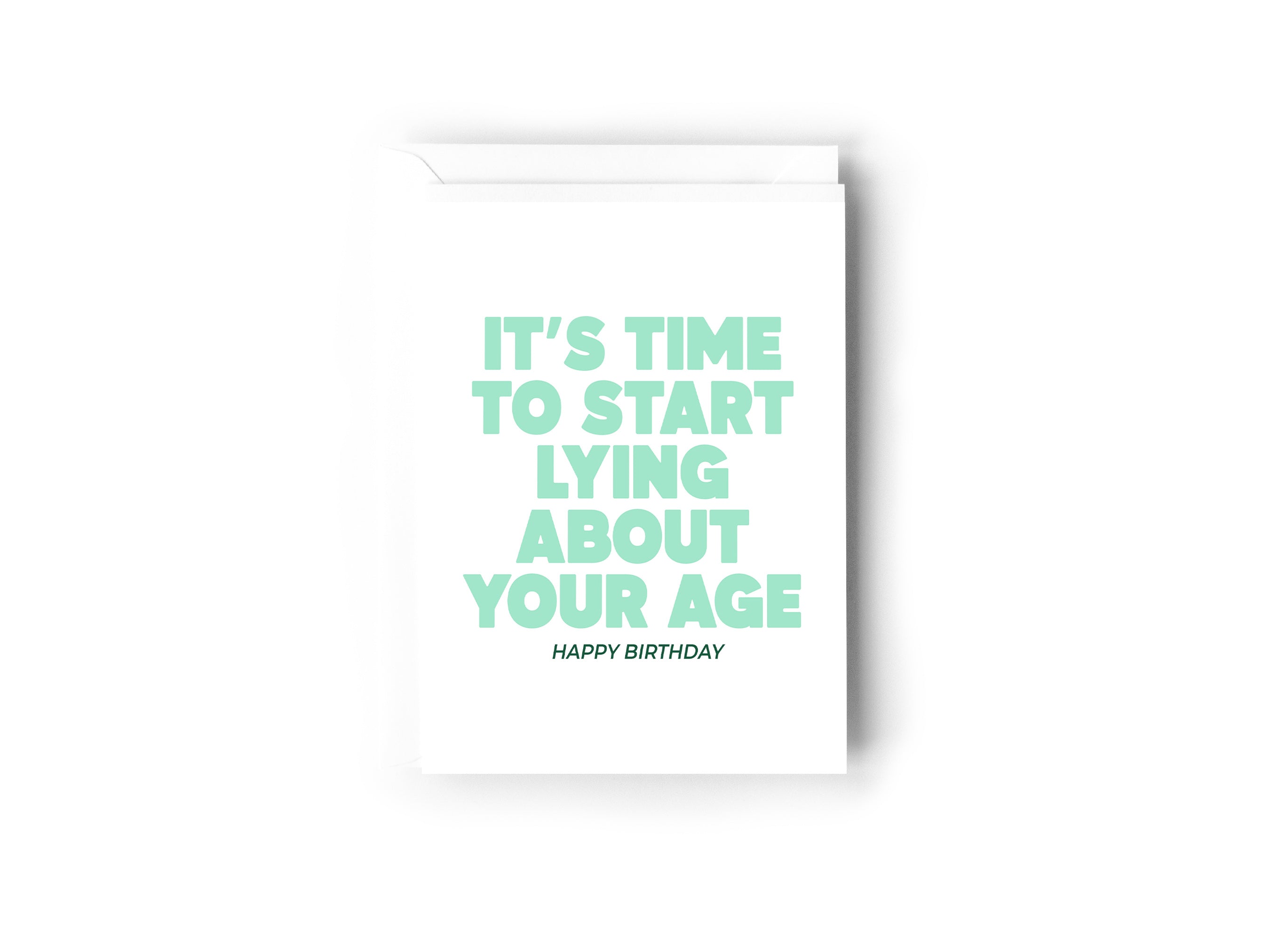 Time to start lying about your age card