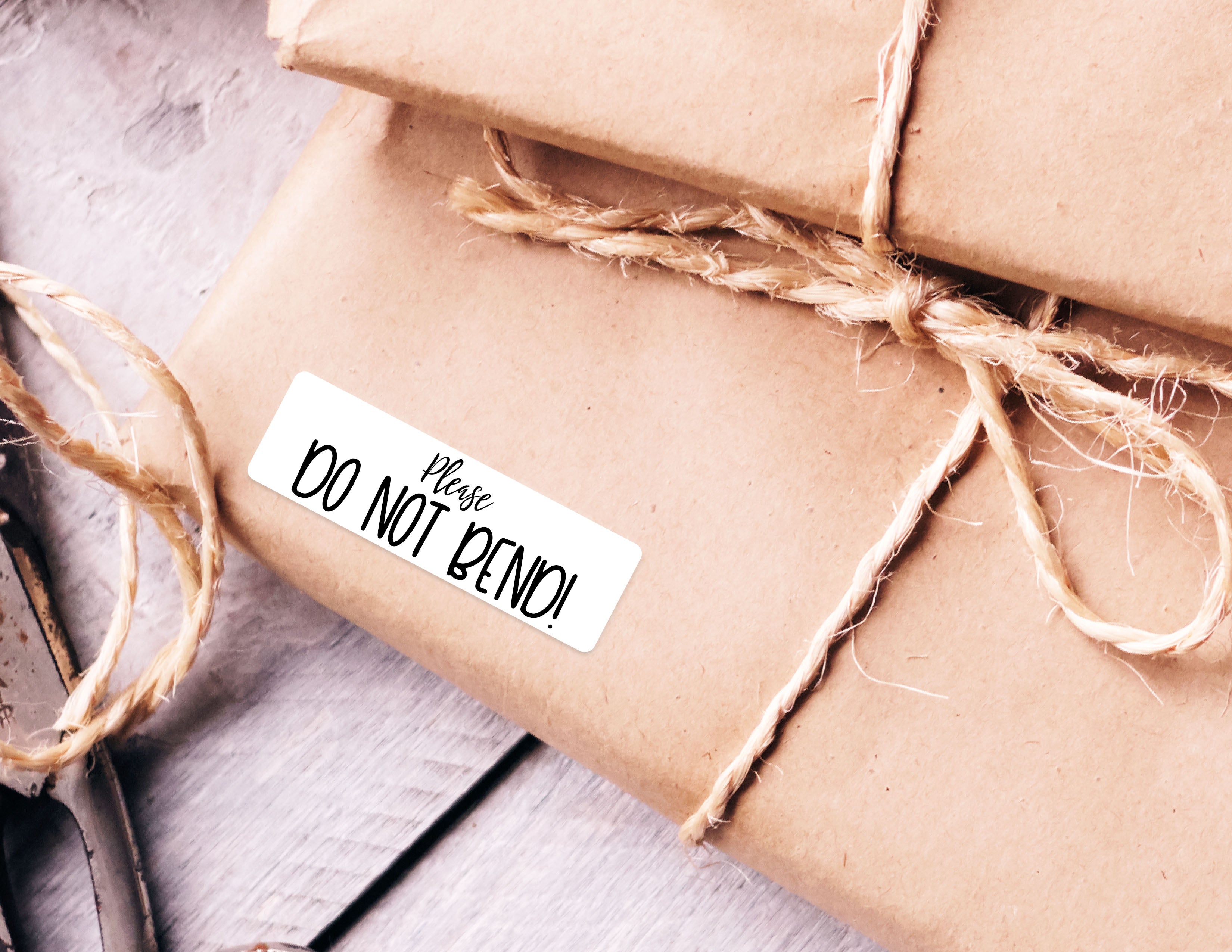 Please Do Not Bend Stickers - Creativien