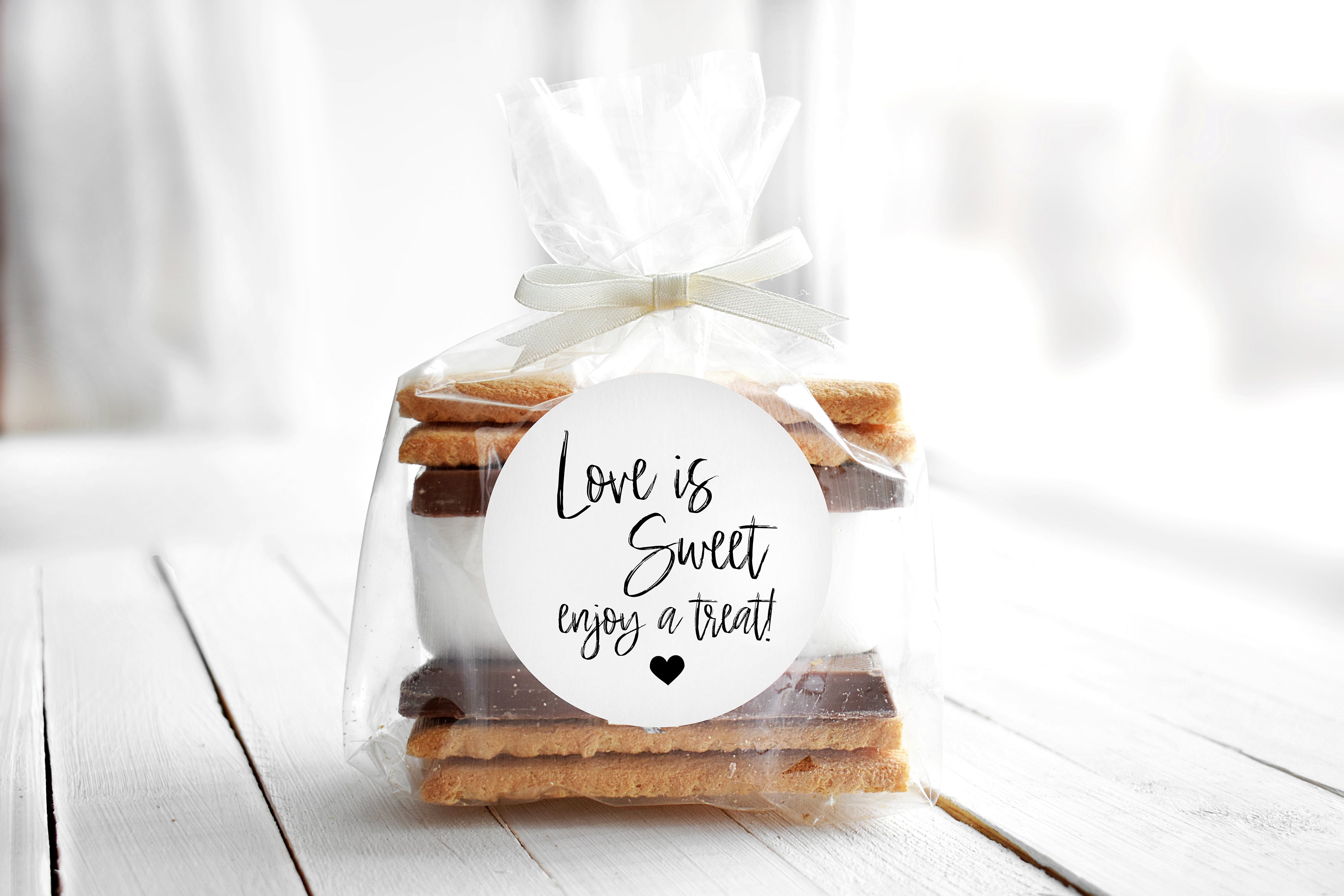 Love is Sweet Enjoy a Treat Stickers - Creativien