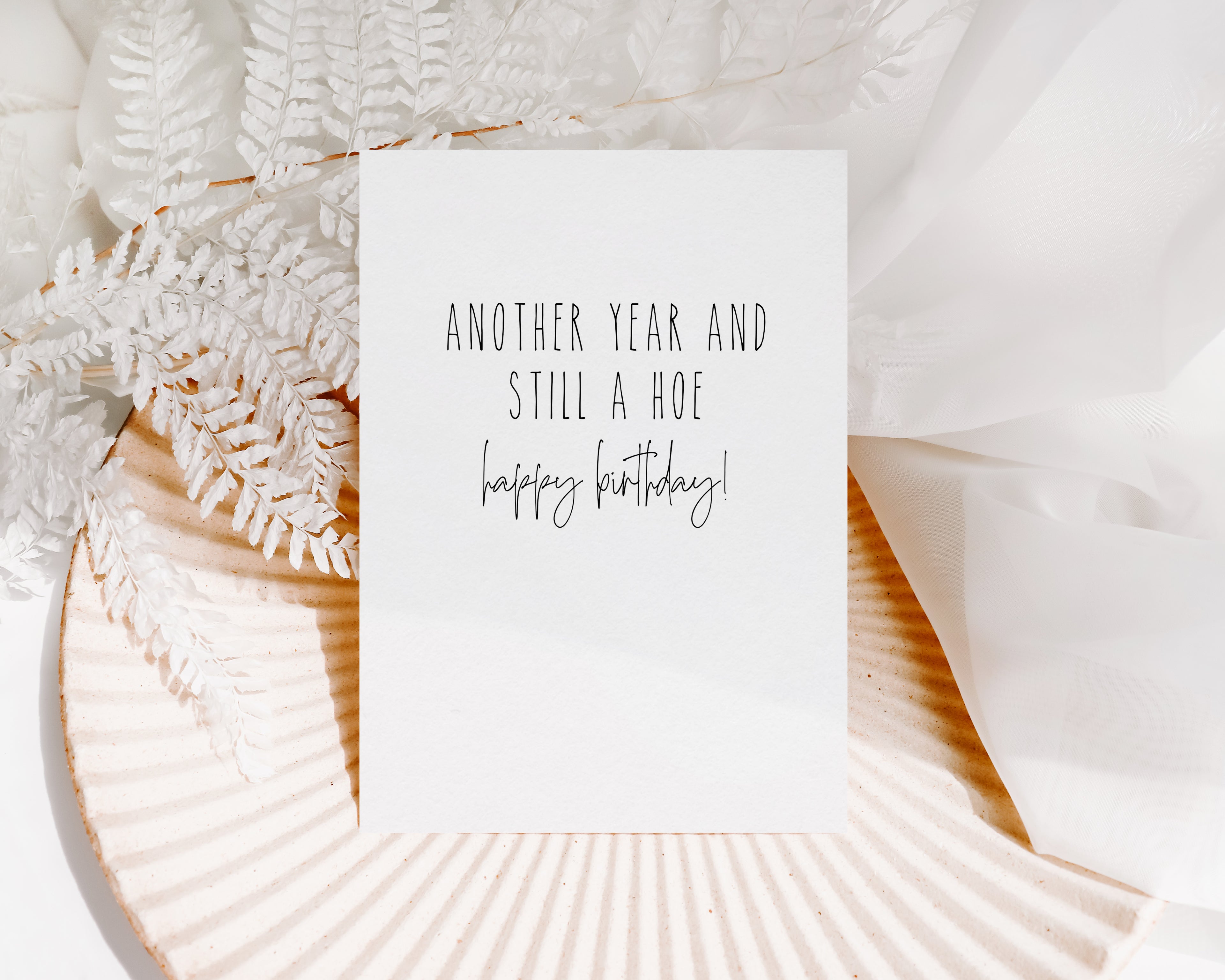 Another year and still a hoe, happy birthday - Creativien