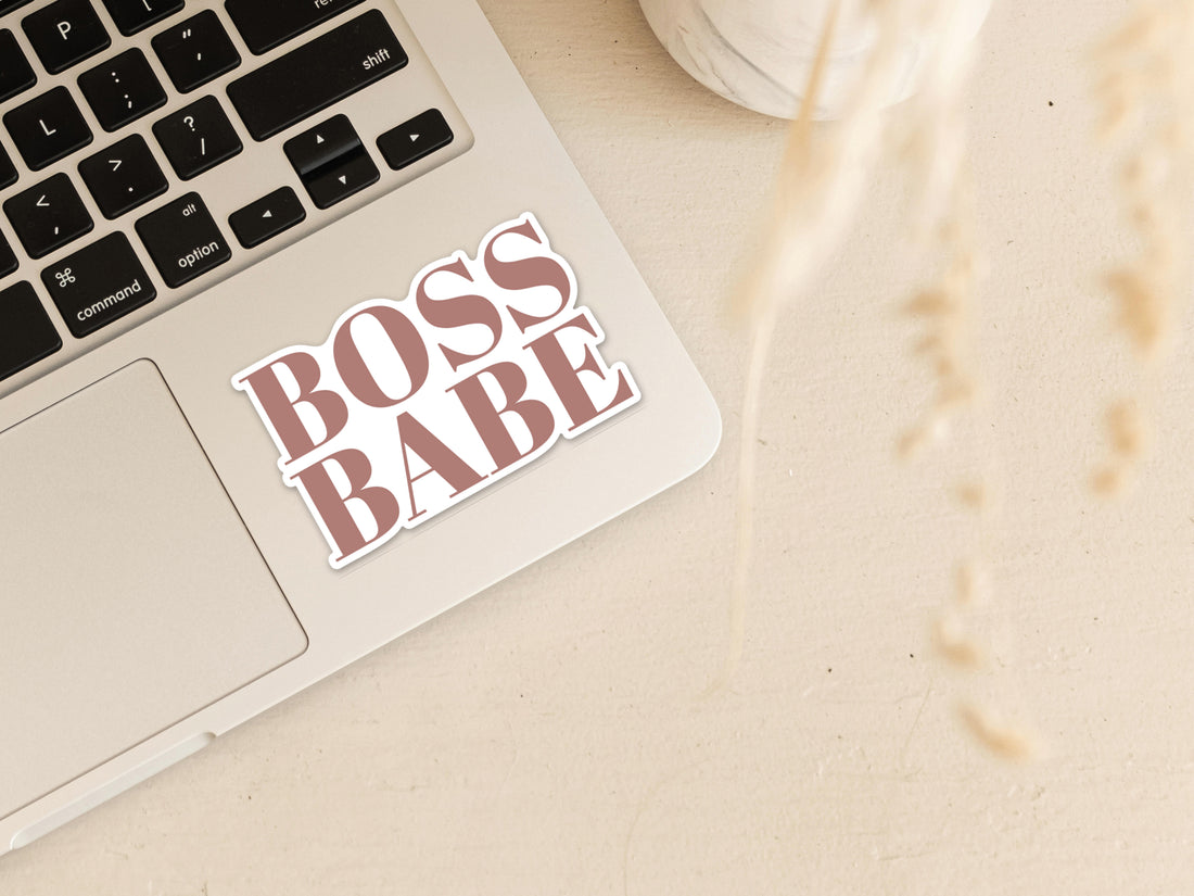 Boss Babe Vinyl Sticker Stickers - Creativien