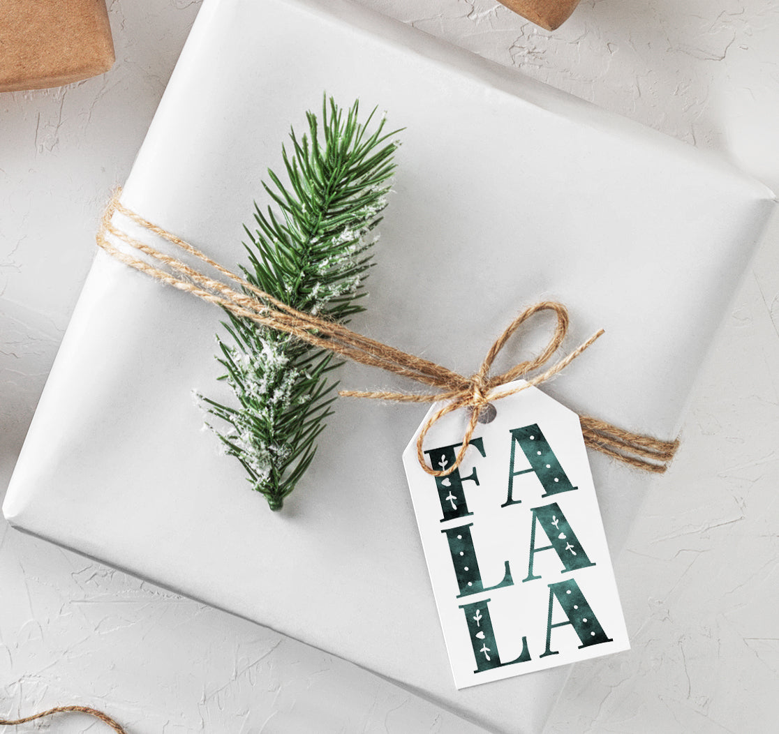 Fa La La Gift Tags - Creativien
