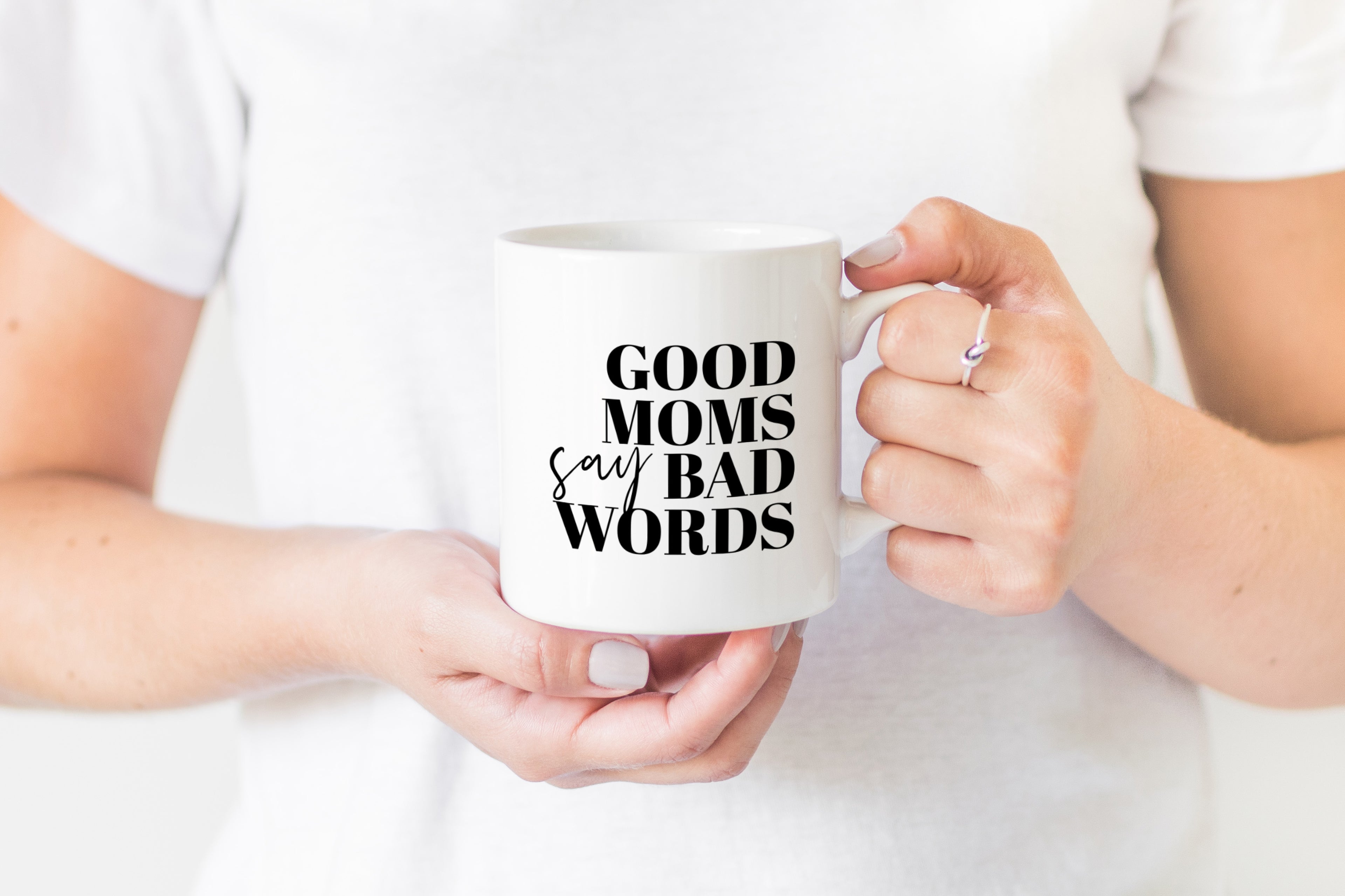 Good moms say bad words coffee Mug - Creativien