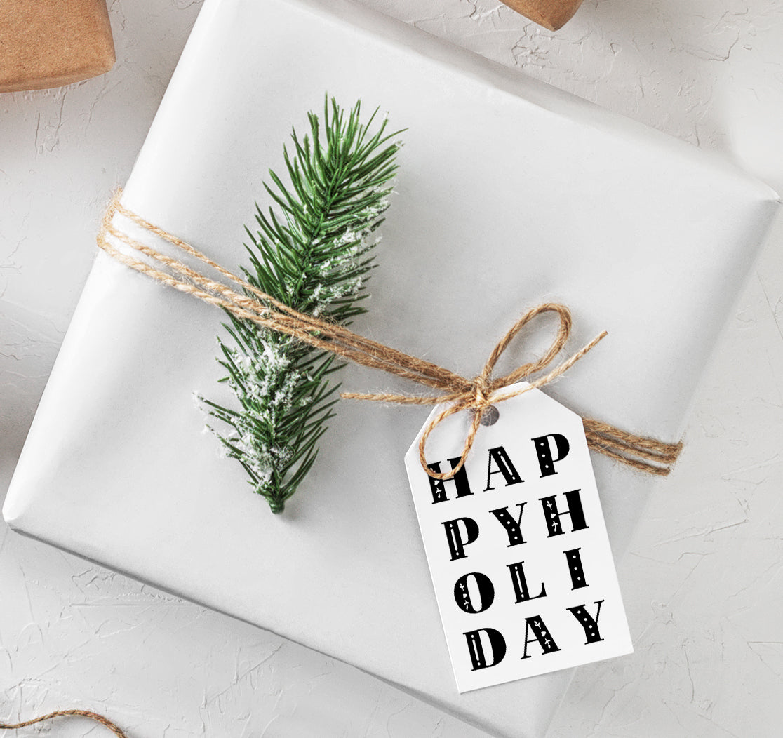 Happy Holiday Gift Tags - Creativien