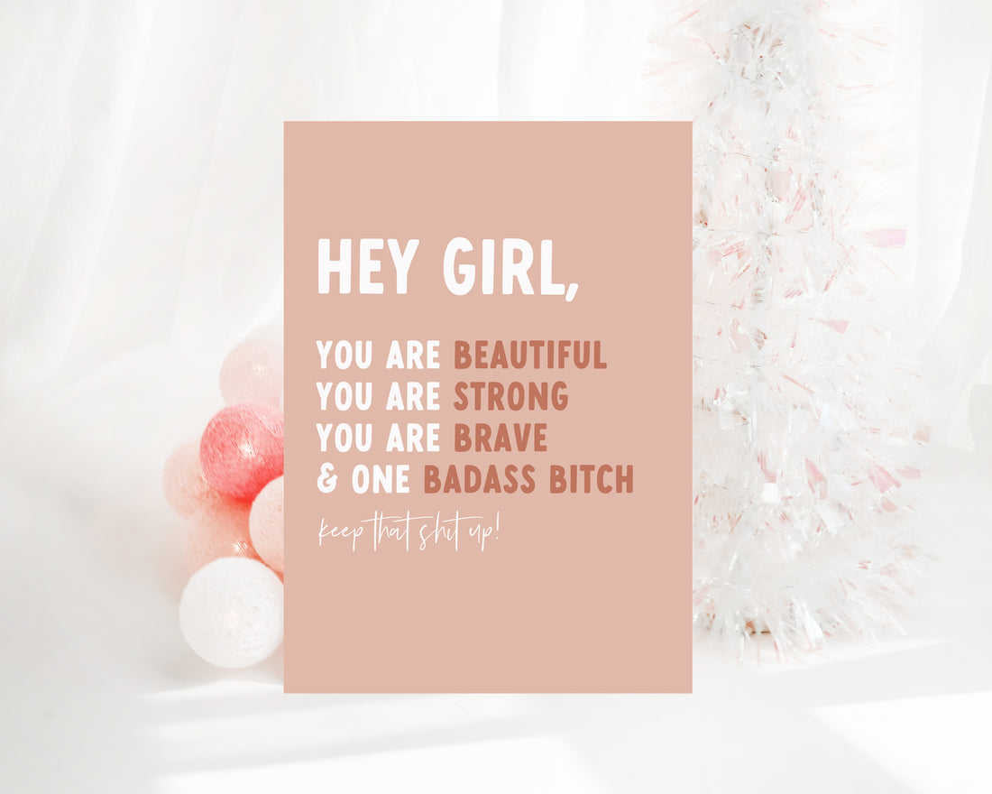 You are Beautiful, Strong, Brave - Creativien