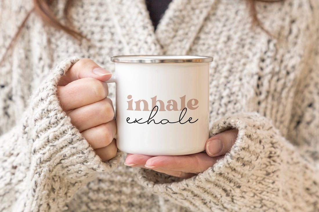 Inhale exhale mug - Creativien