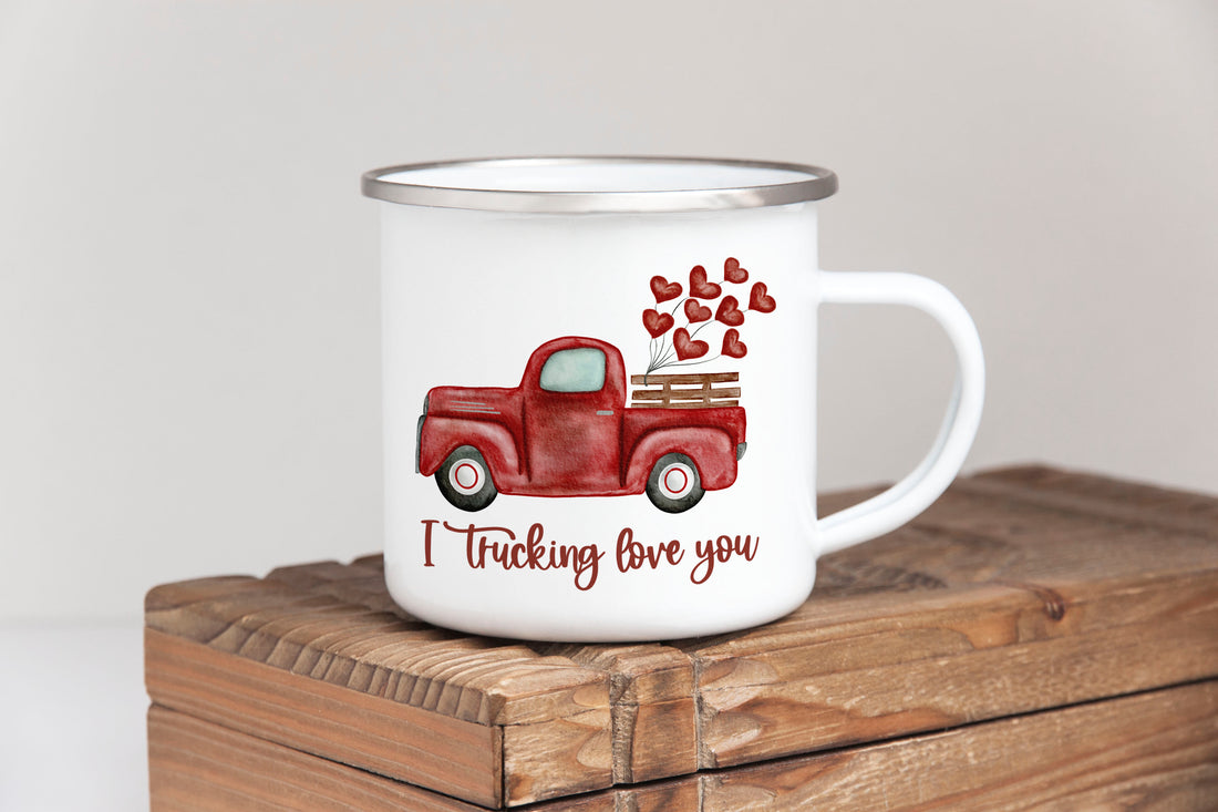 I Trucking Love You camper Mug - Creativien