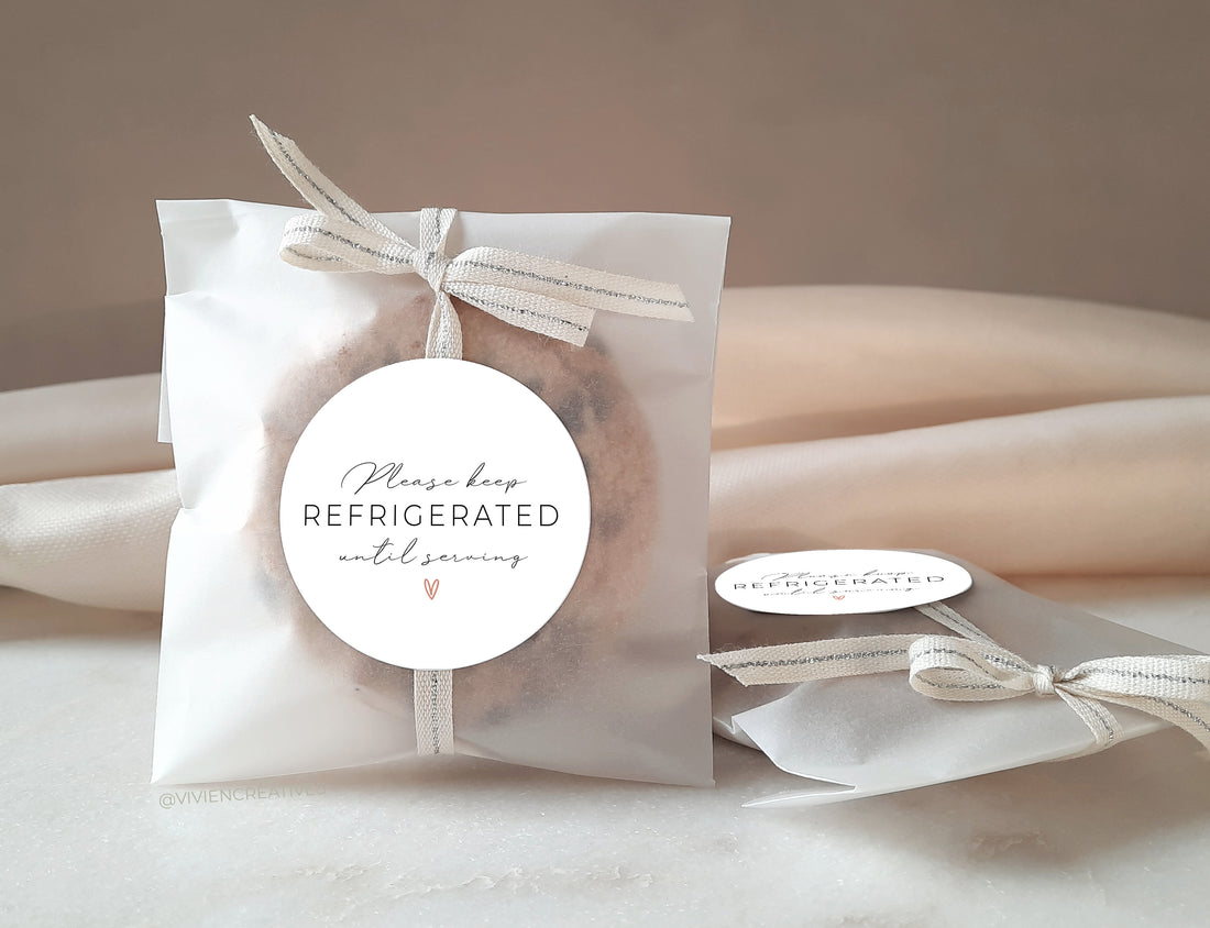 Please keep refrigerated until serving Stickers - Creativien