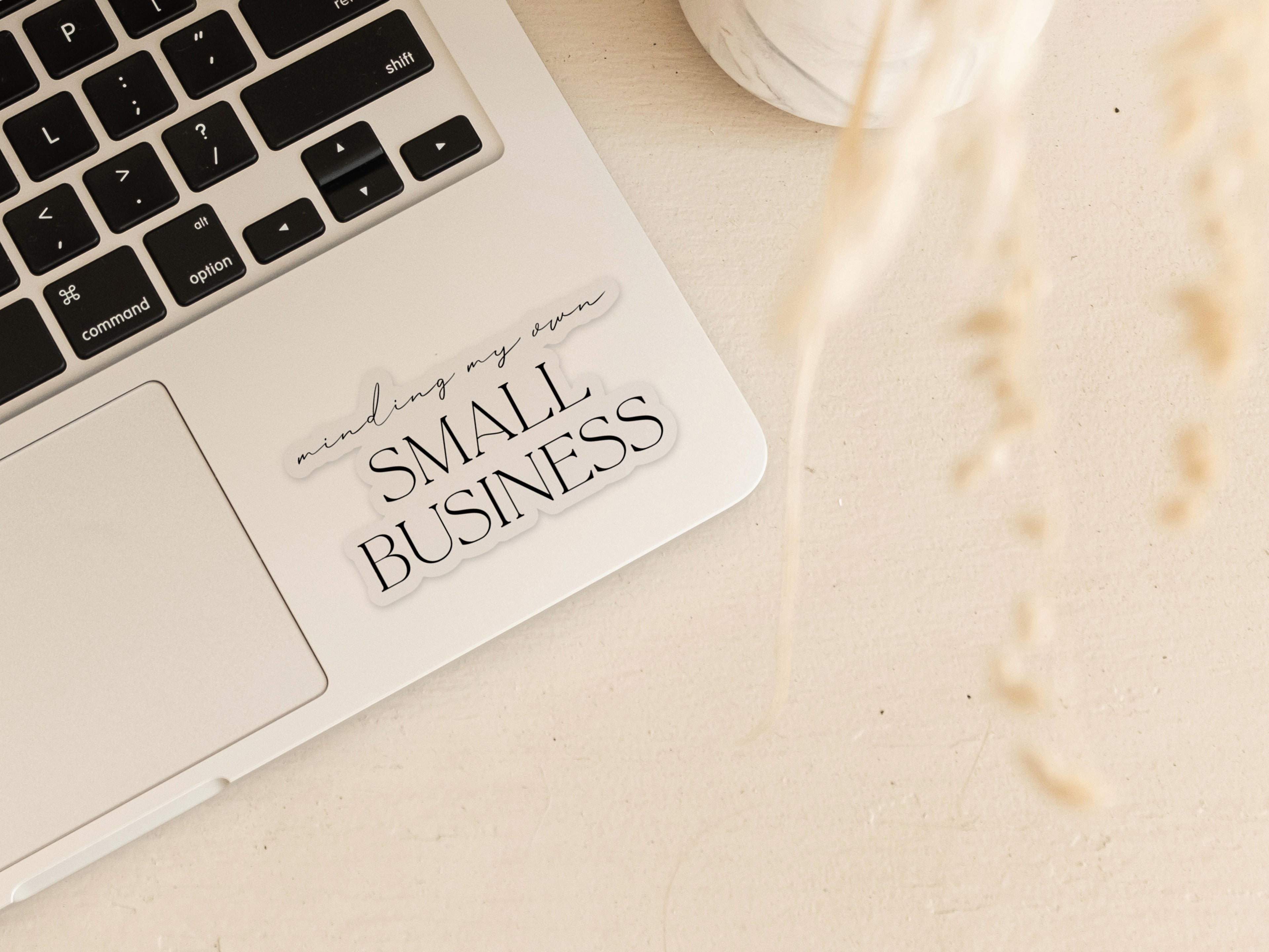 Minding my own small Business Vinyl Sticker Stickers - Creativien