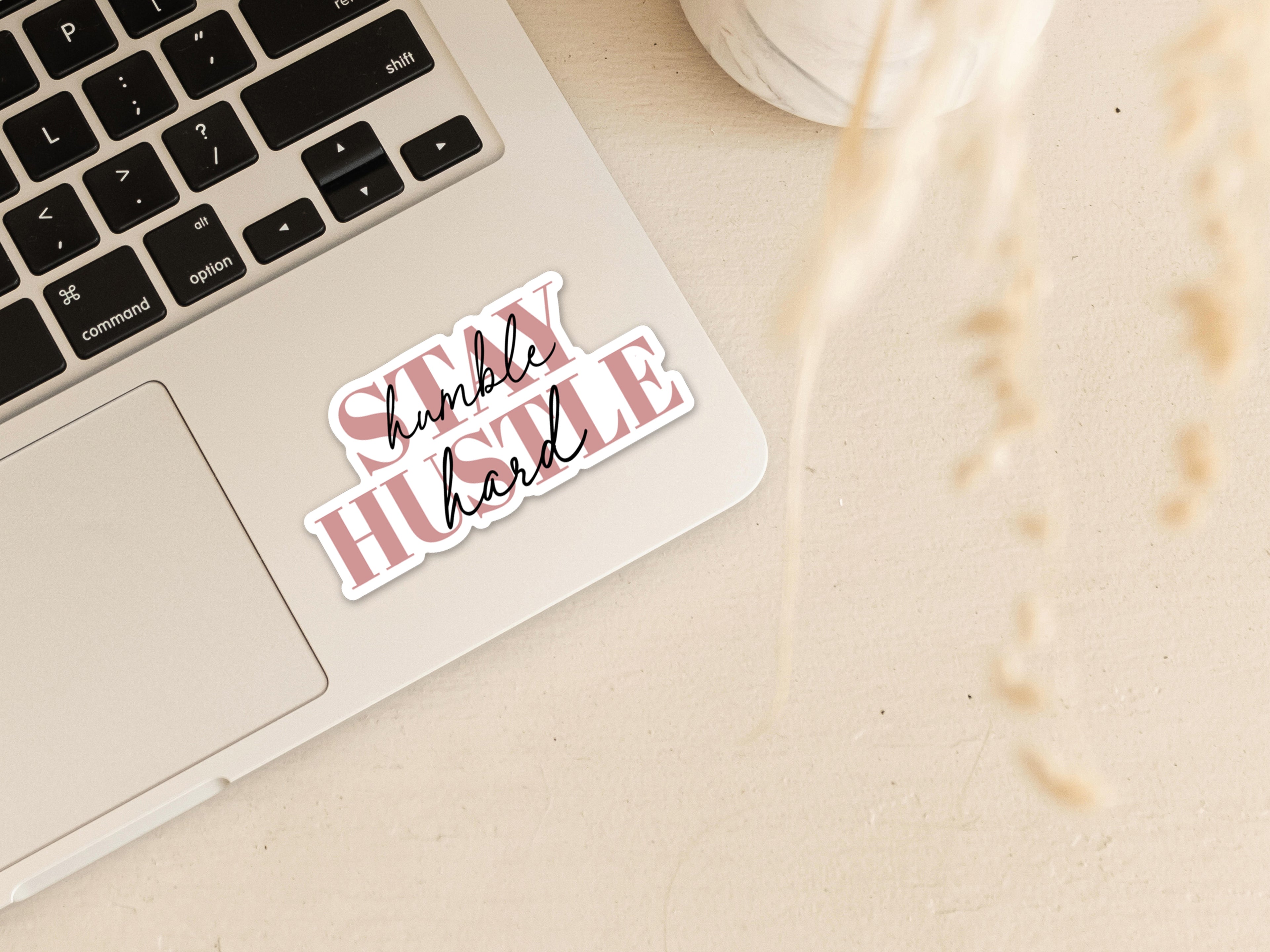 Stay Humble, Hustle Hard Vinyl Sticker Stickers - Creativien