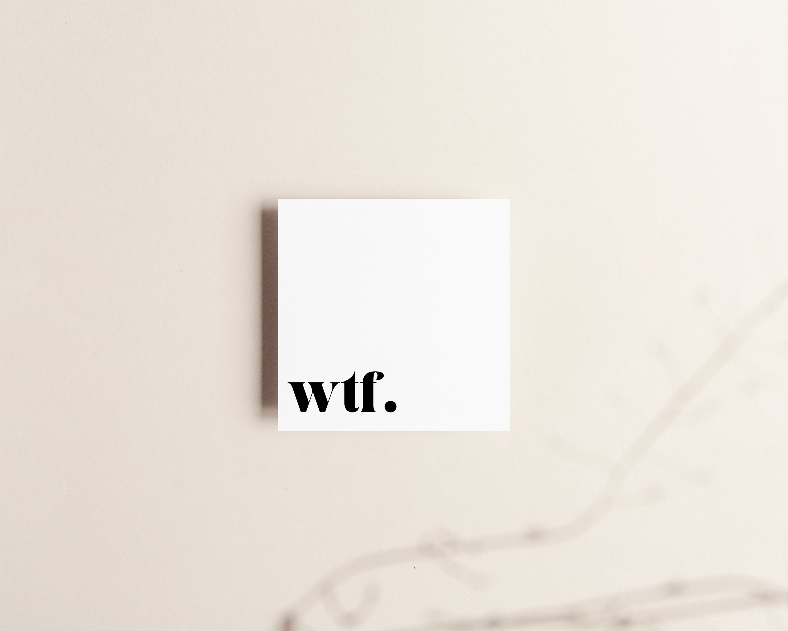 WTF Sticky Notes Paper Goods - Creativien