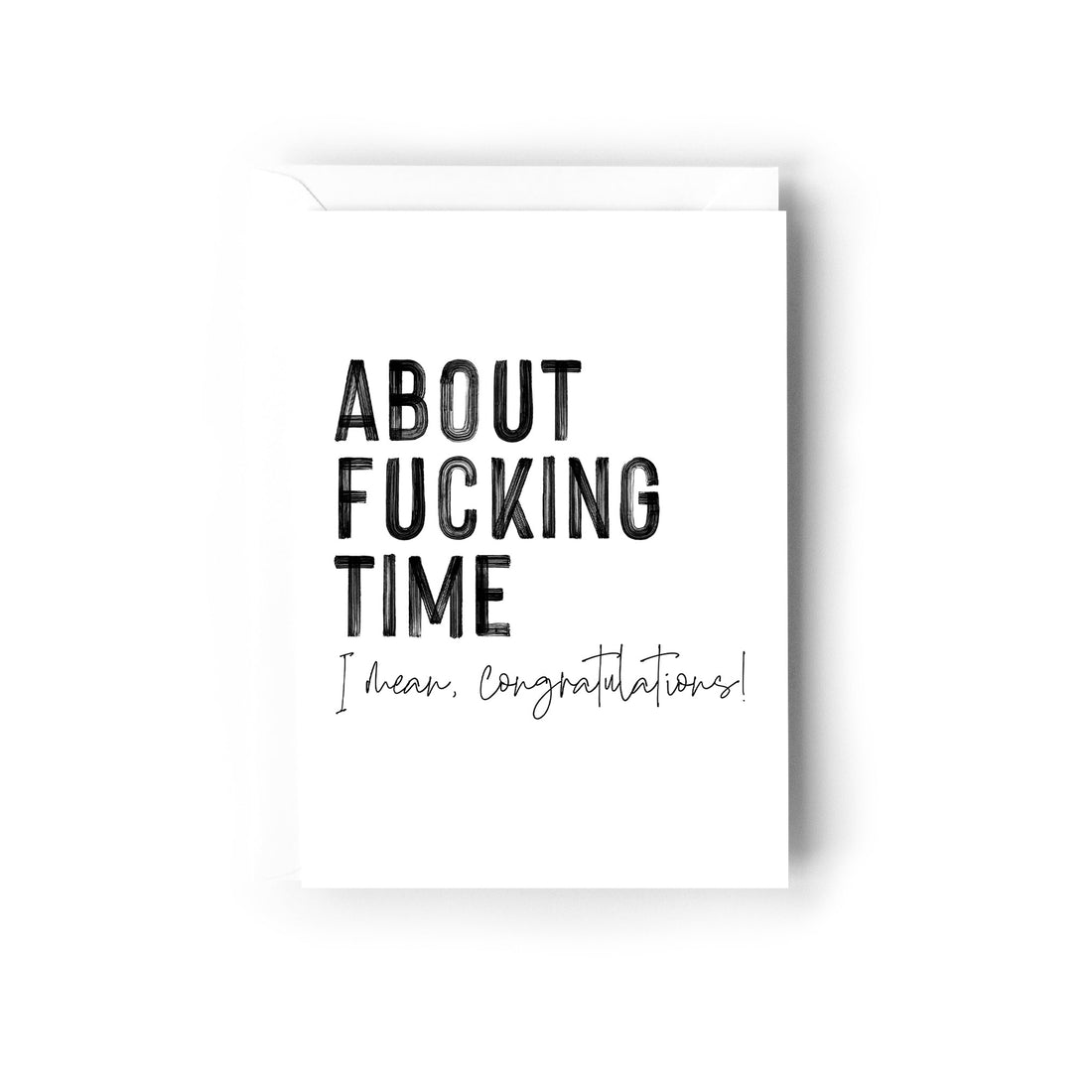 About fucking time, I mean congratulations! - Creativien