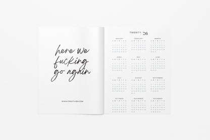 2026 Sassy Monthly Planner