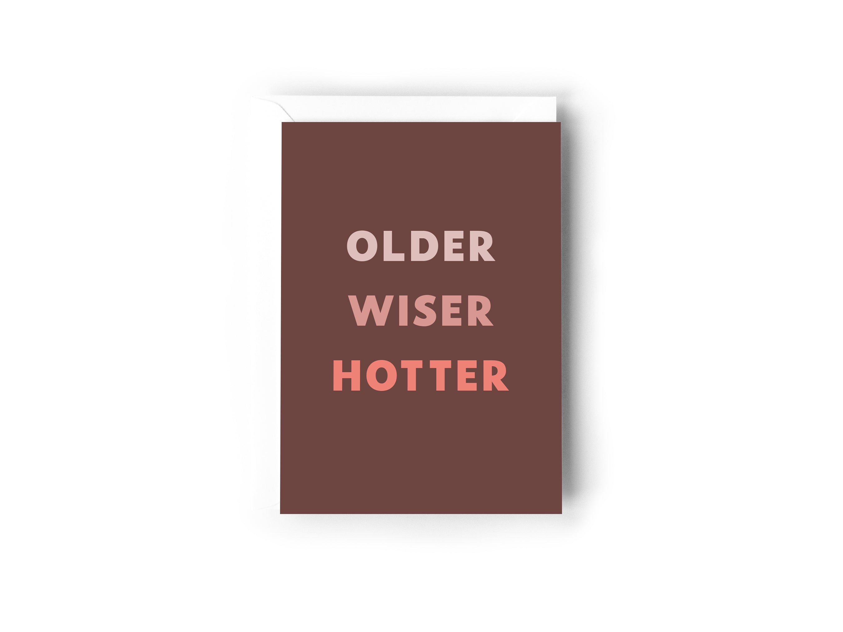 Older Wiser Hotter Card