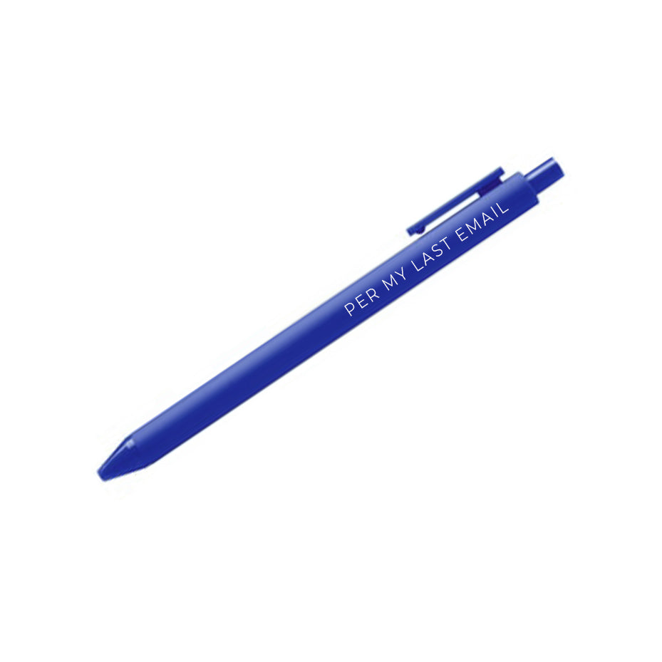 Per my last email Pen – Creativien