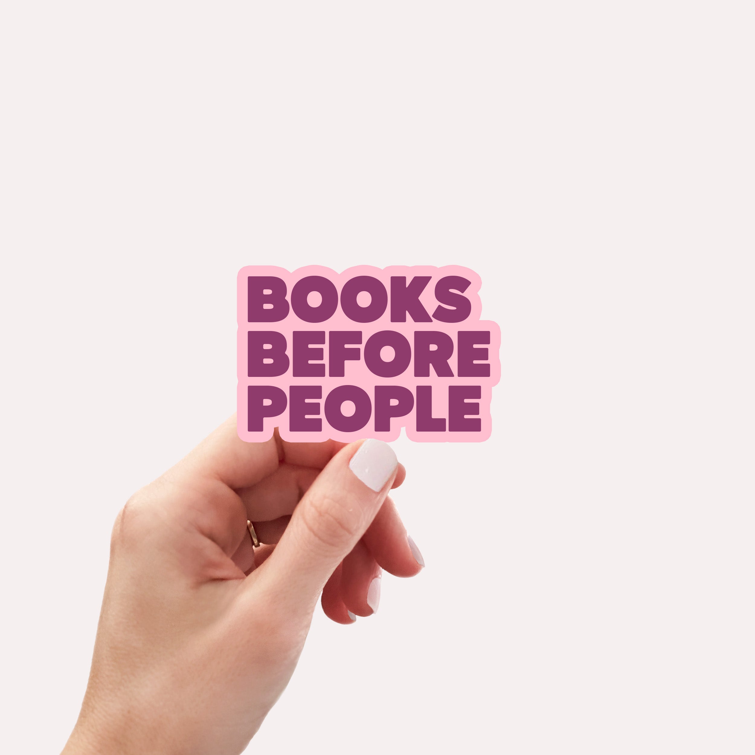 Books Before people vinyl sticker - Creativien