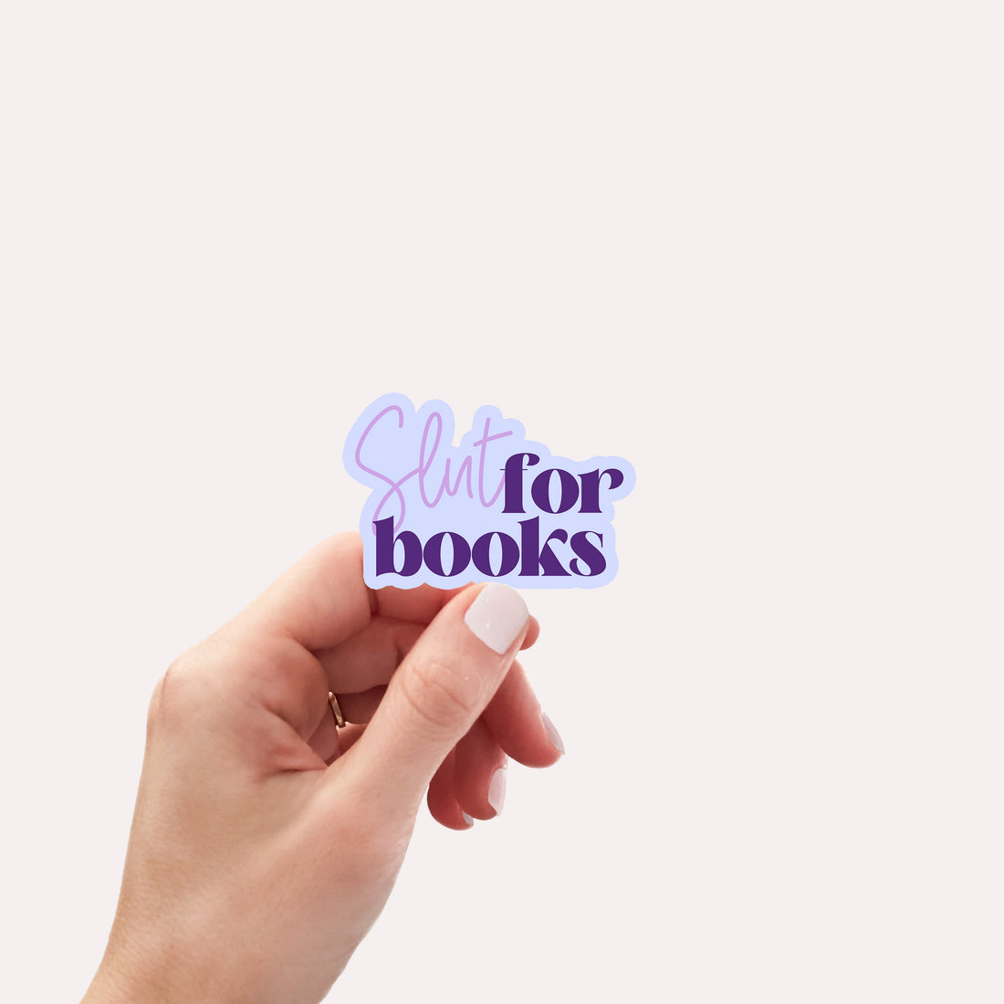 Slut for Books vinyl sticker - Creativien