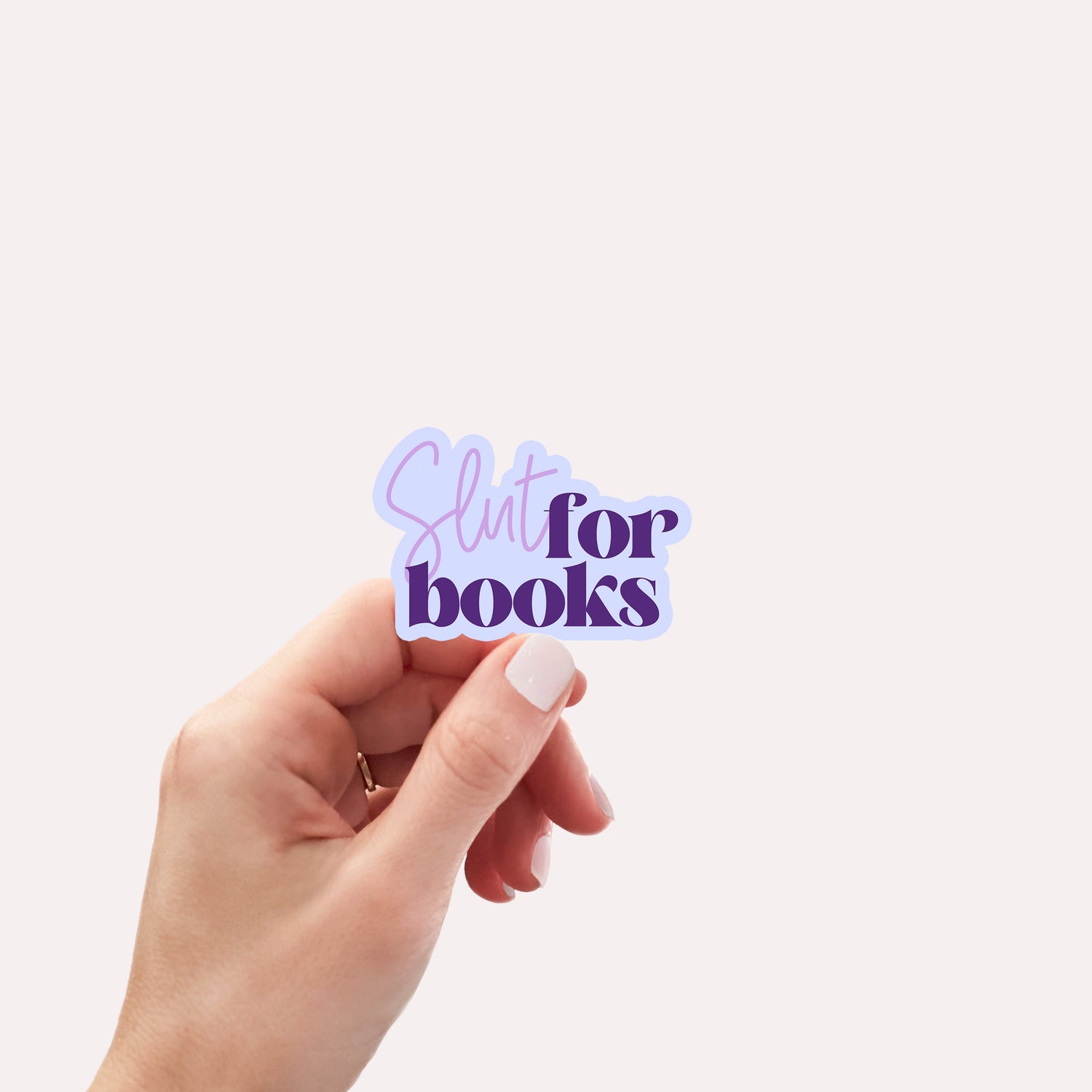 Slut for Books vinyl sticker - Creativien