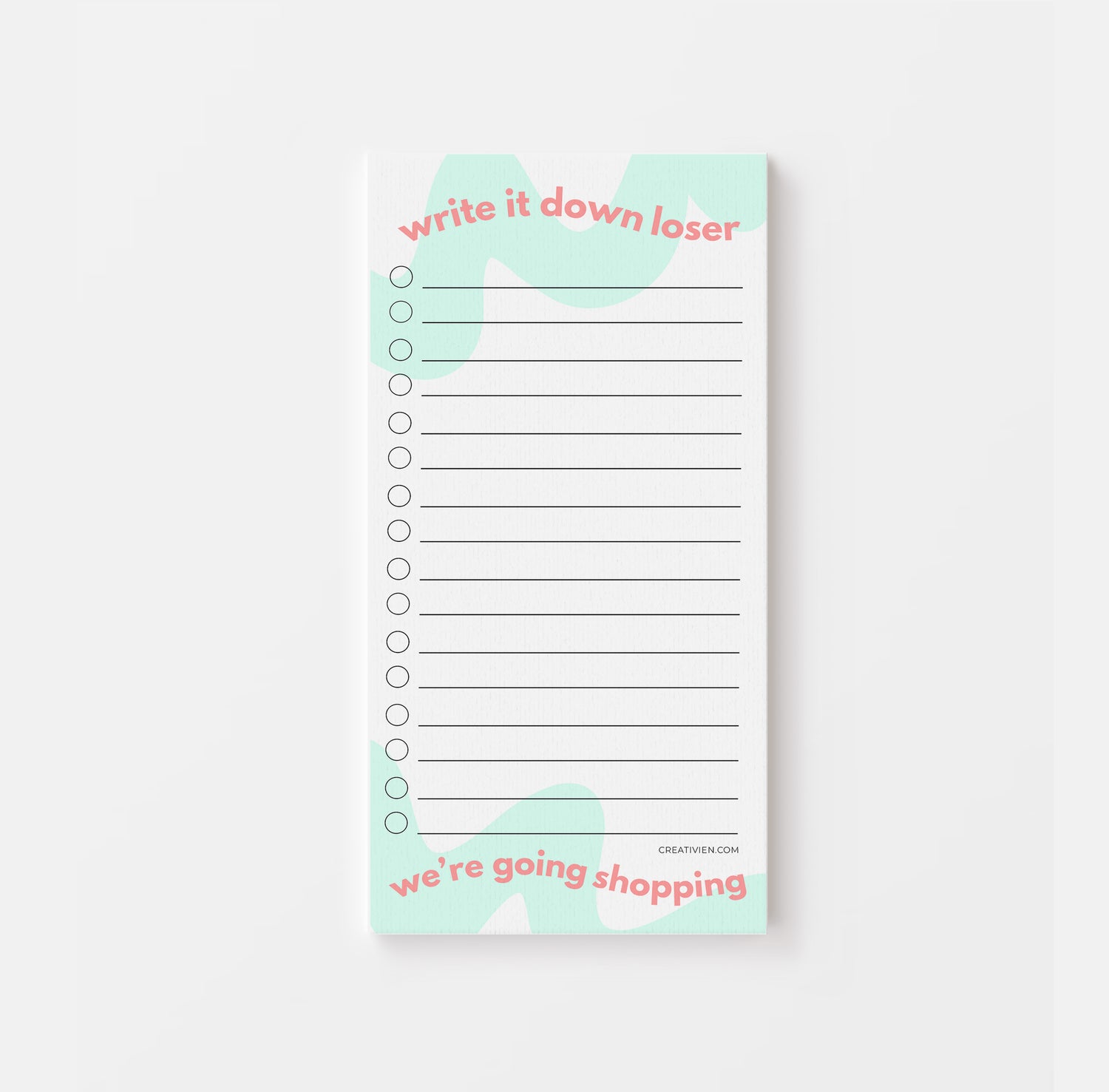 Write It down loser, we&