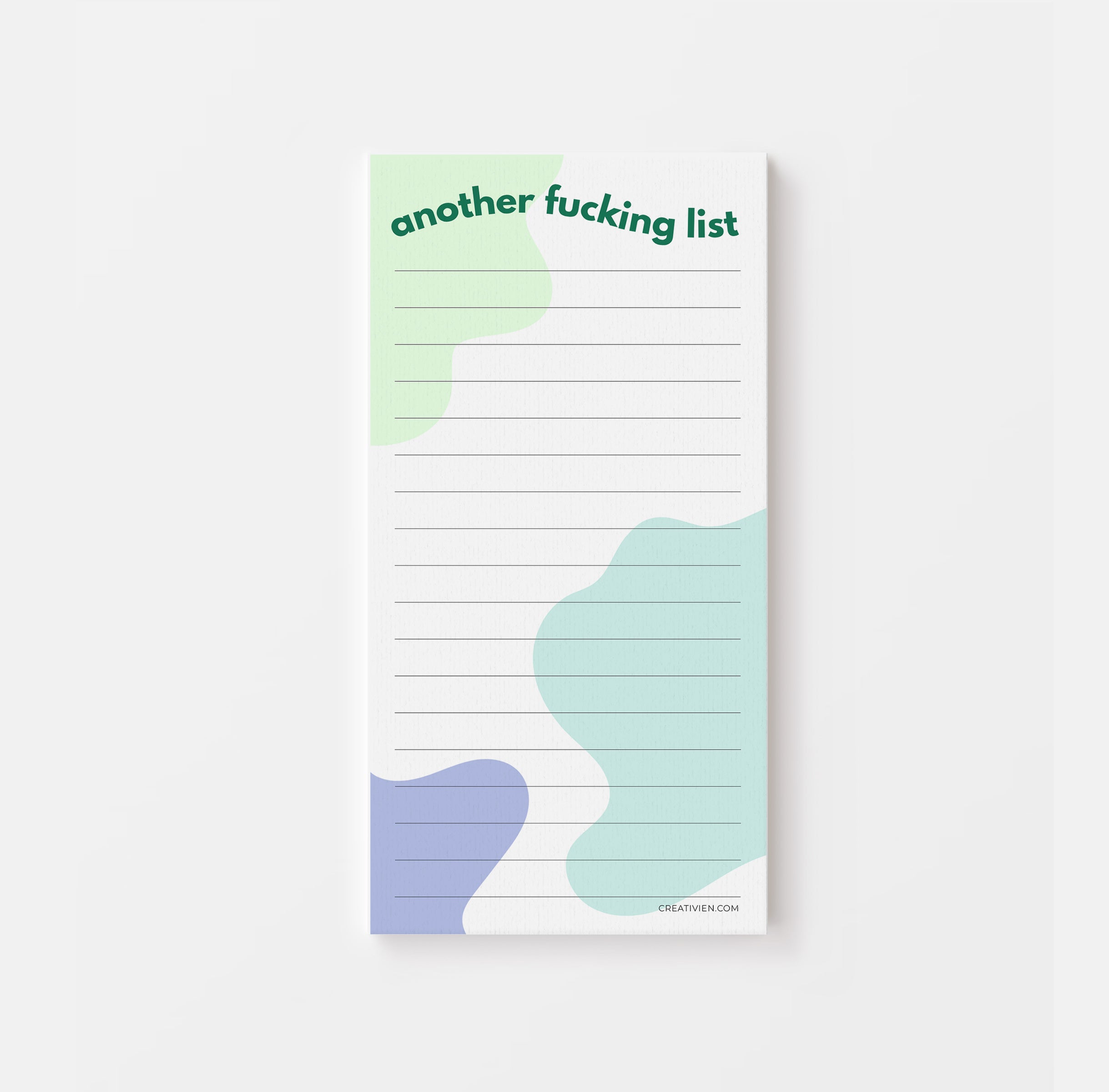 Another fucking list magnetic notepad - Creativien