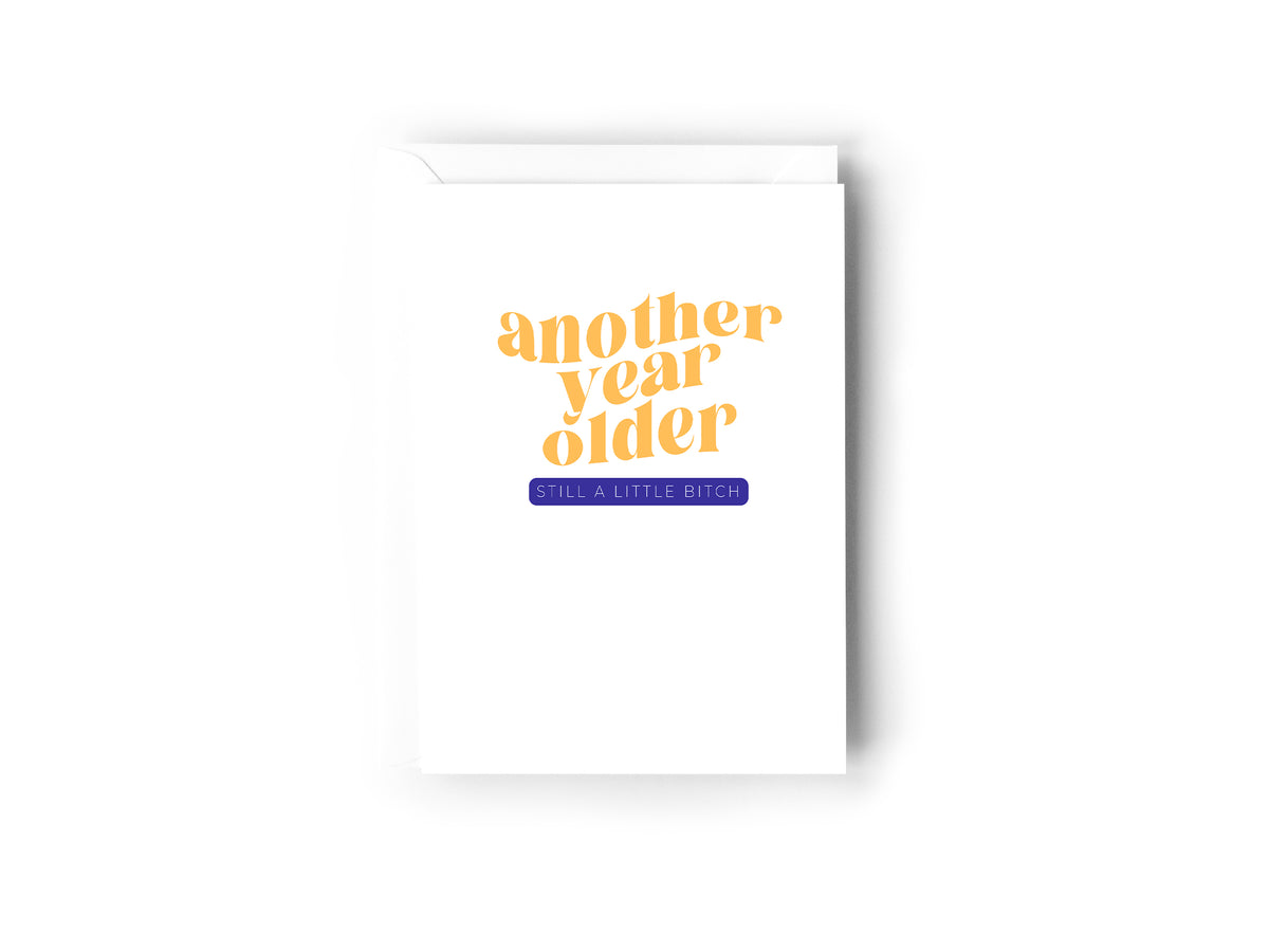 Another year...still a little bitch card