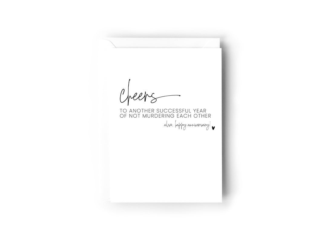 Cheers on another year of not murdering each other!