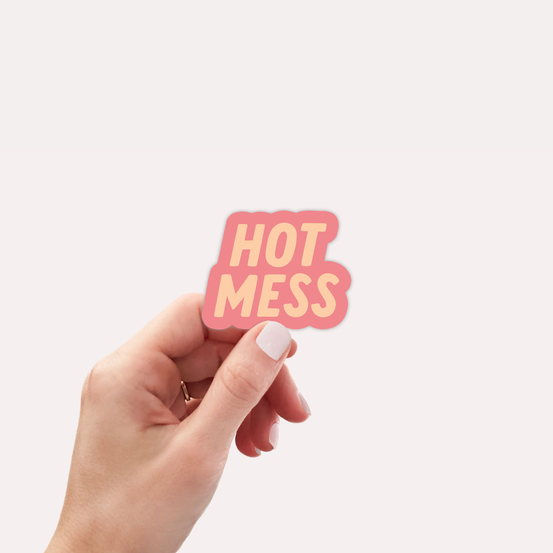 Hot mess Vinyl Sticker