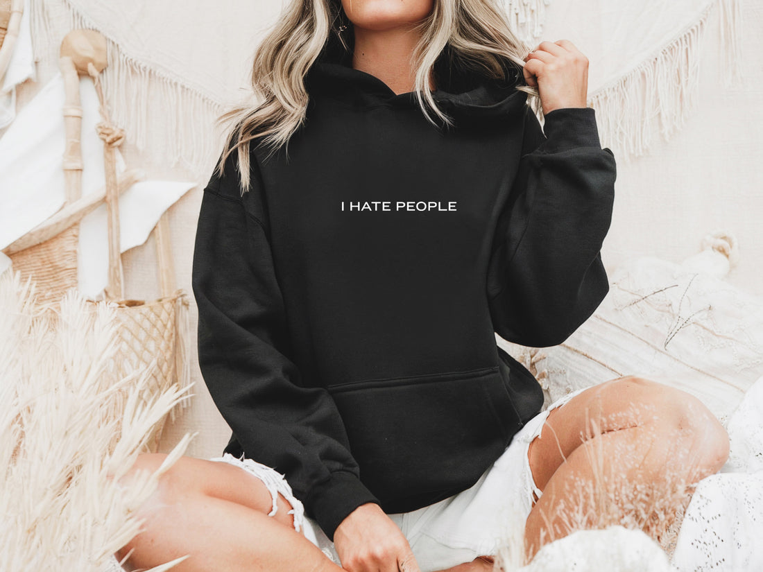 I hate people sweater