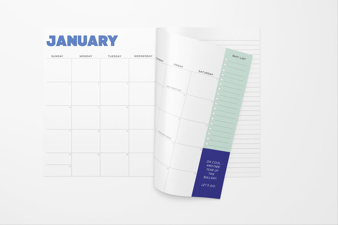 2027 Sassy Monthly Planner