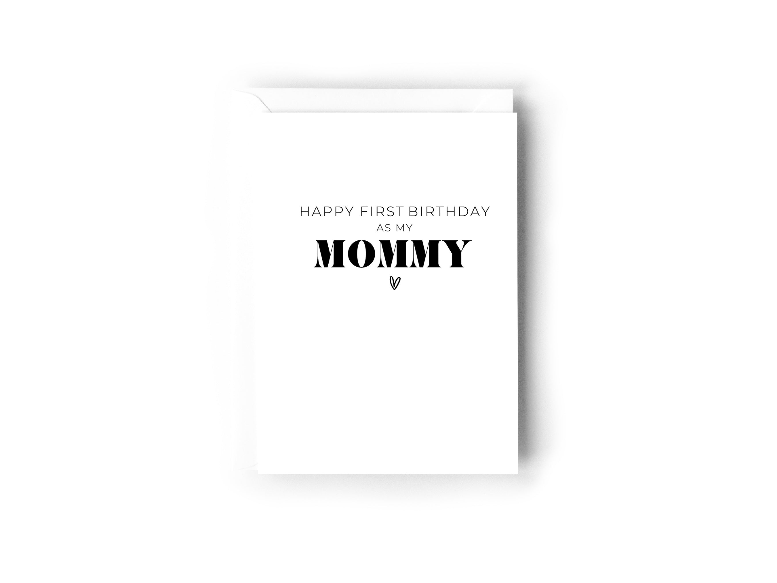 Happy First Birthday as my Mommy - Creativien