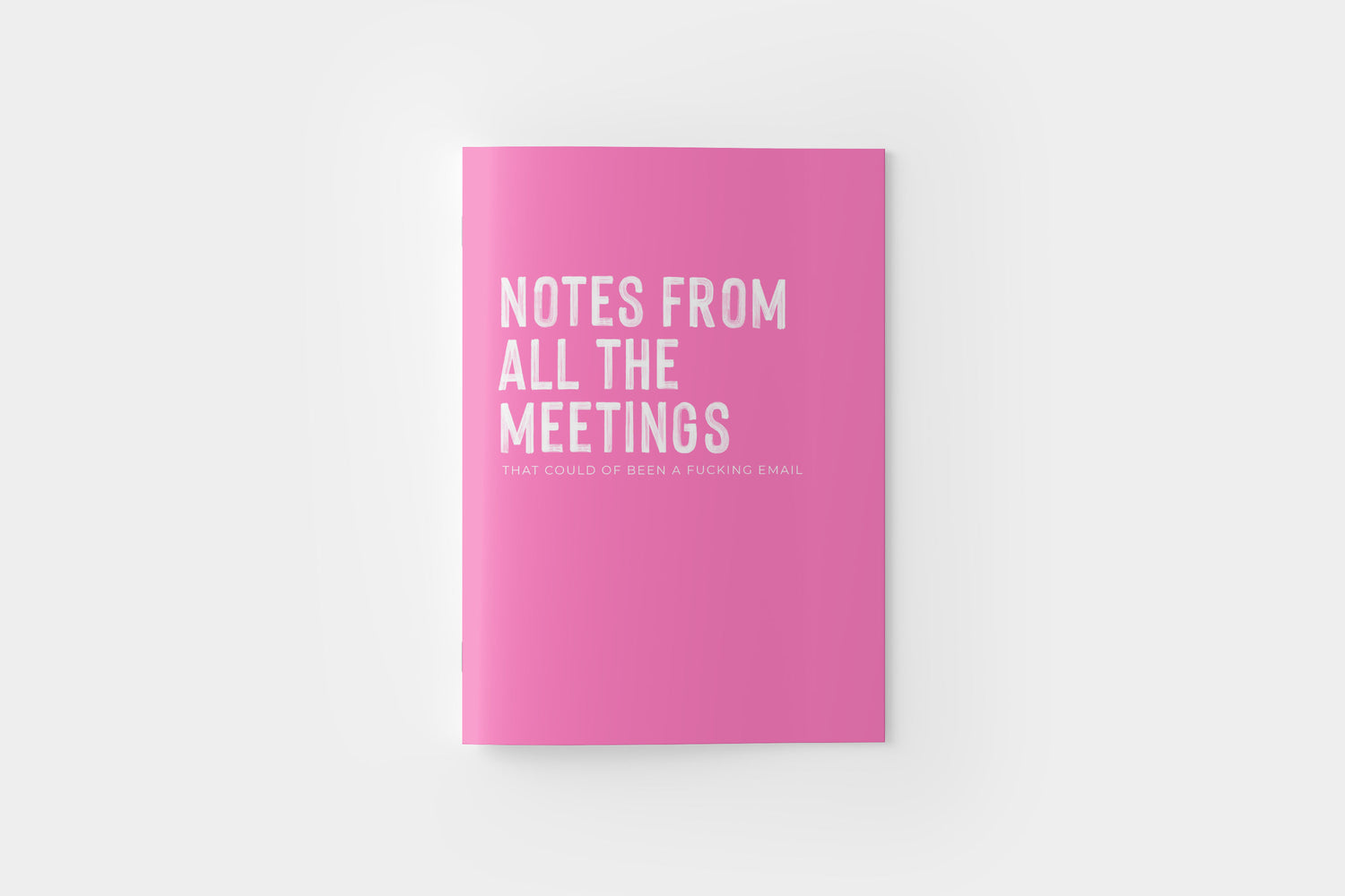 NOTES FROM A MEETING NOTEBOOK