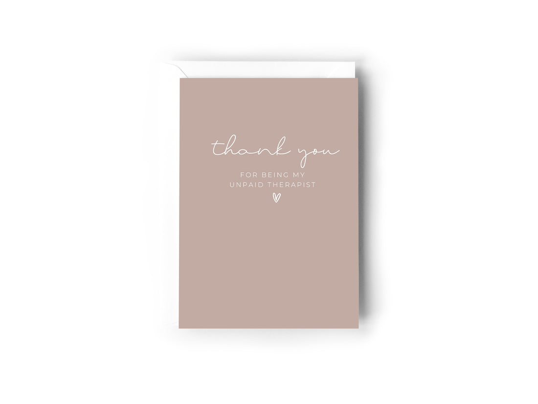 Thank you for being my unpaid therapist - Creativien