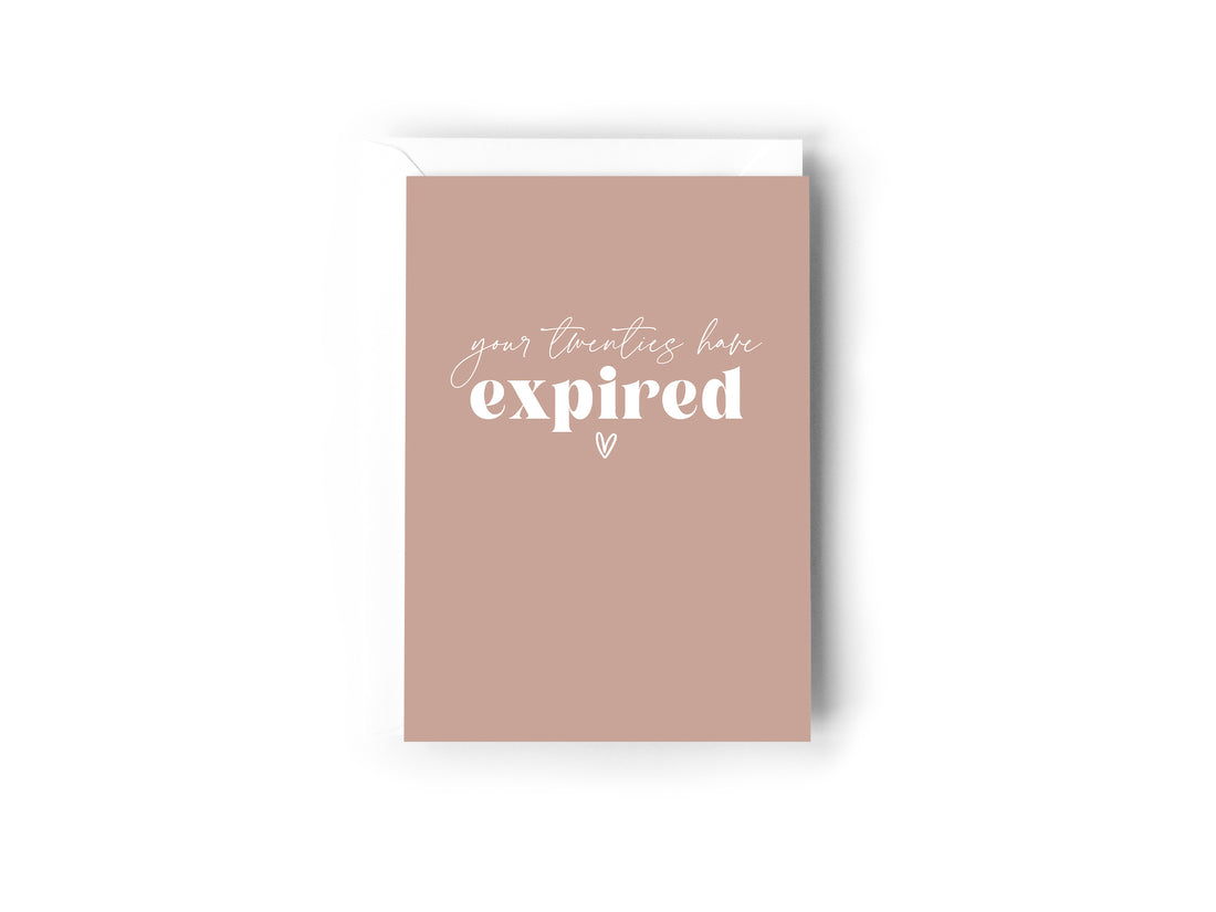 Your twenties have expired - Creativien